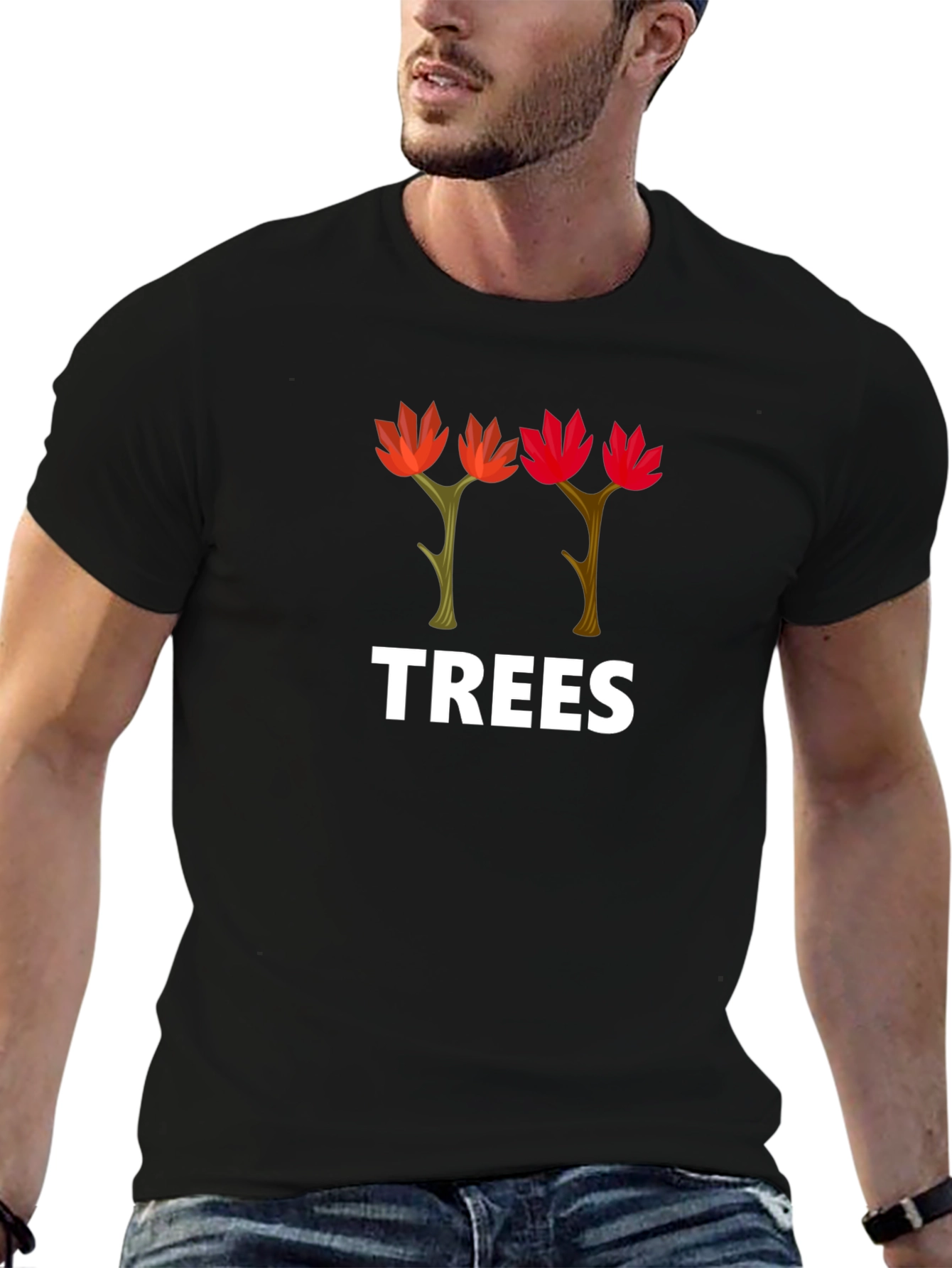 Trees Graphic Tee - Nature Lovers Shirt