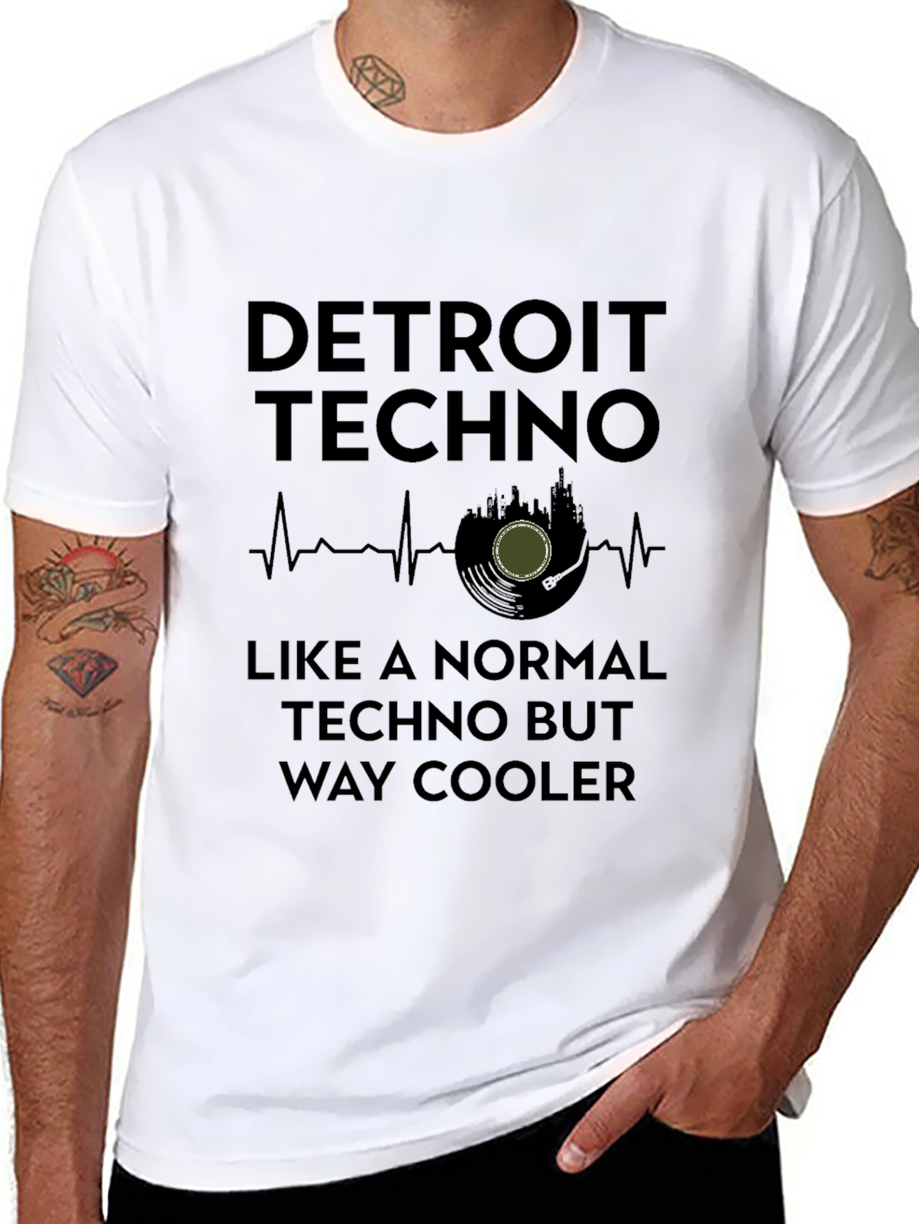 Detroit Techno Cool Graphic Tee