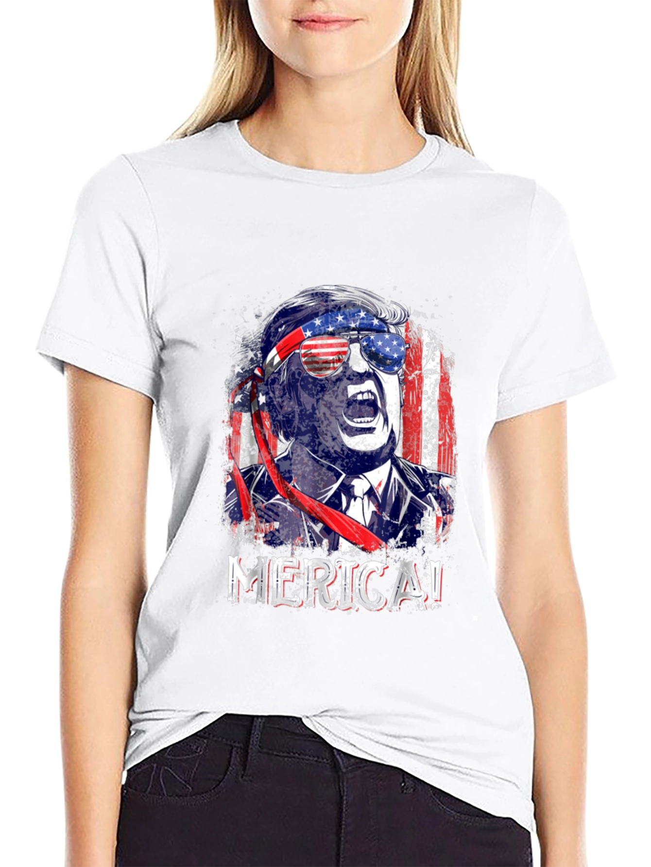 Patriotic Trump MERICA! T-Shirt