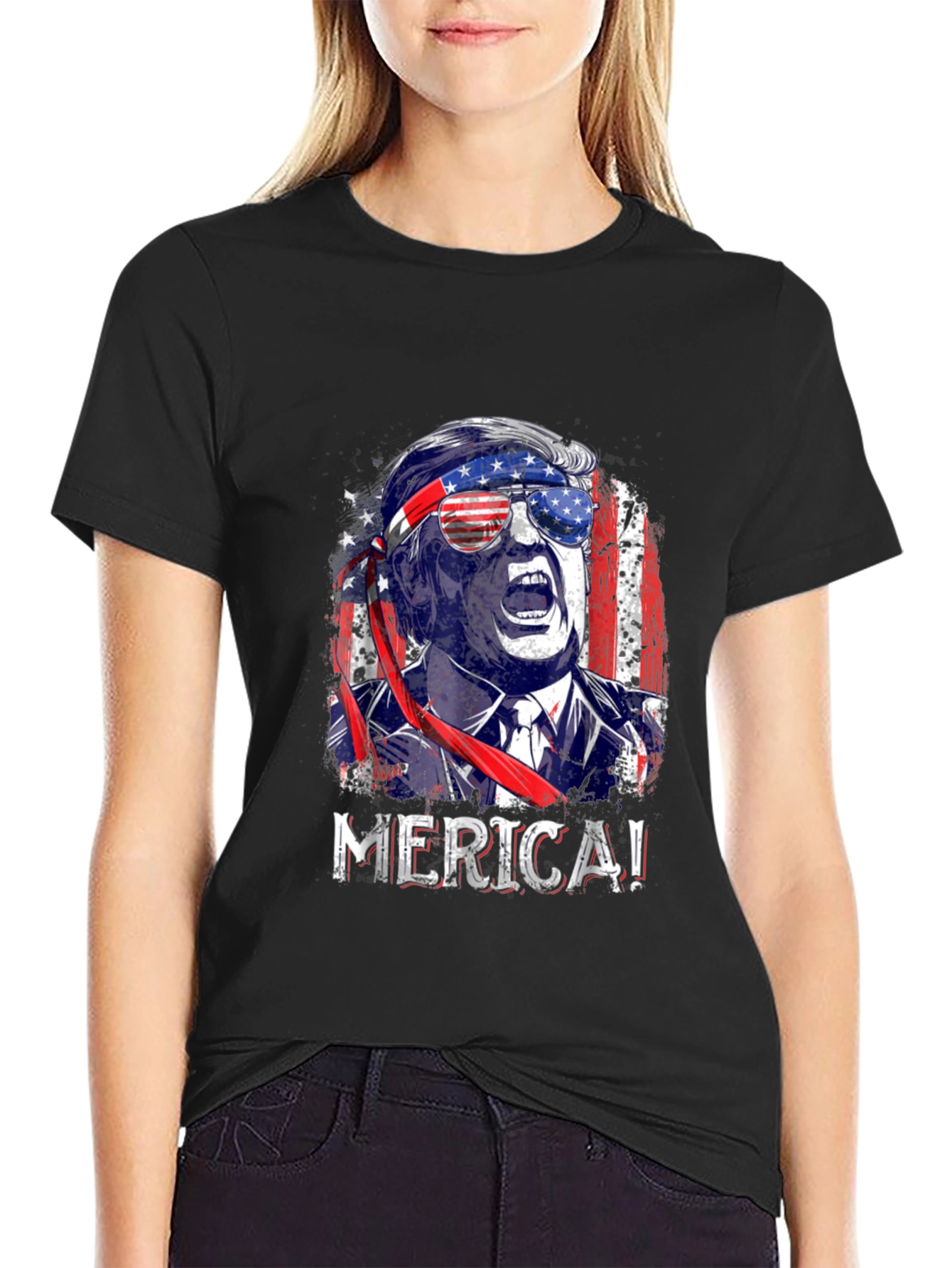 Patriotic Trump MERICA! T-Shirt
