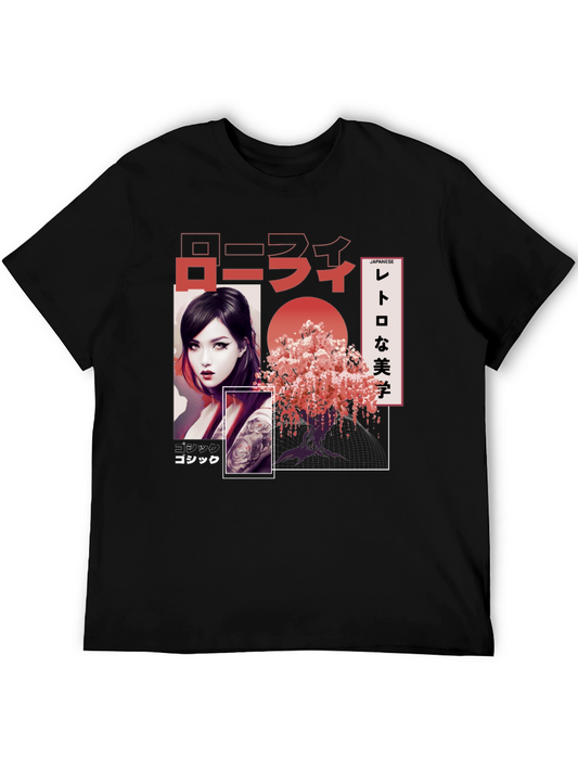 Japanese Aesthetic Graphic T-Shirt