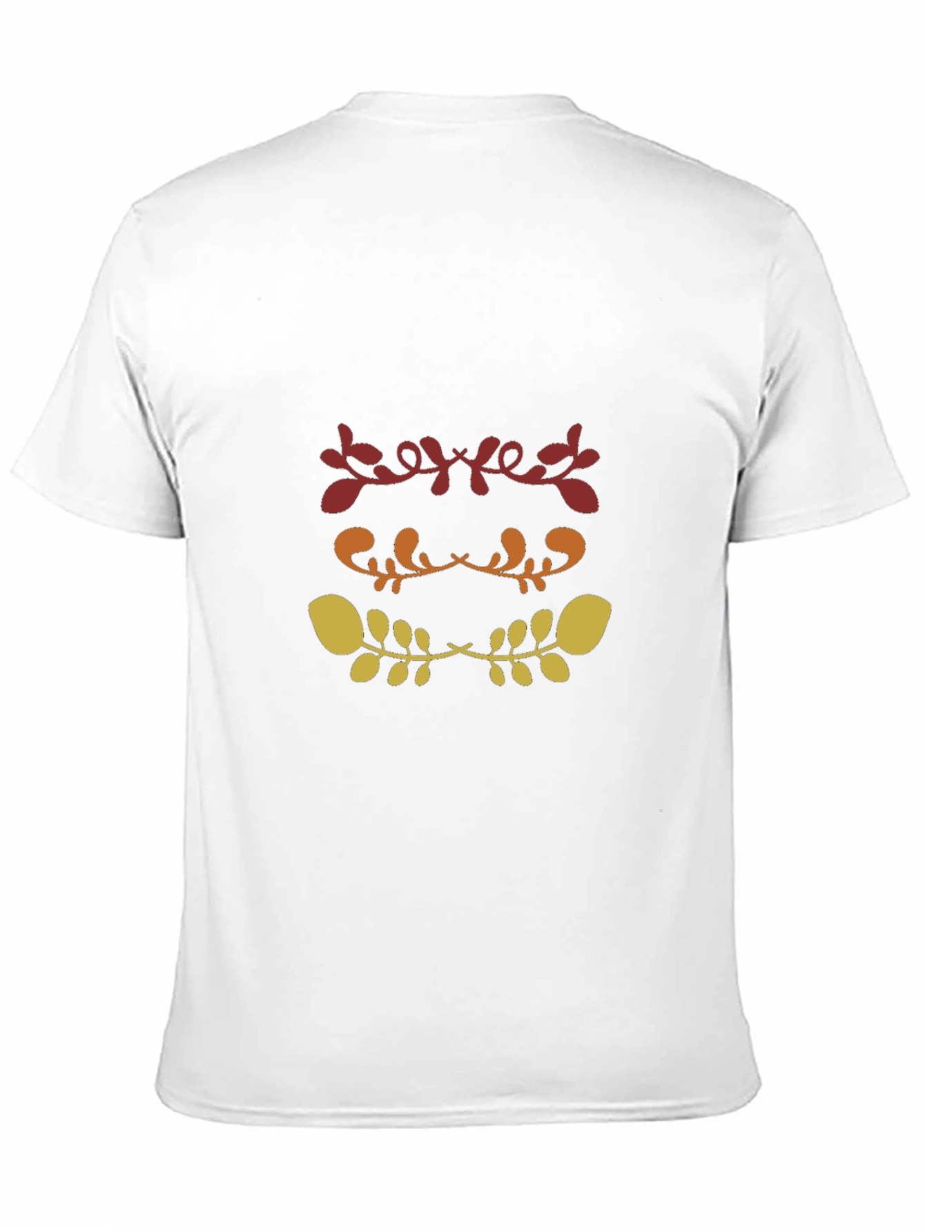 Stylish Black T-Shirt with Floral Design