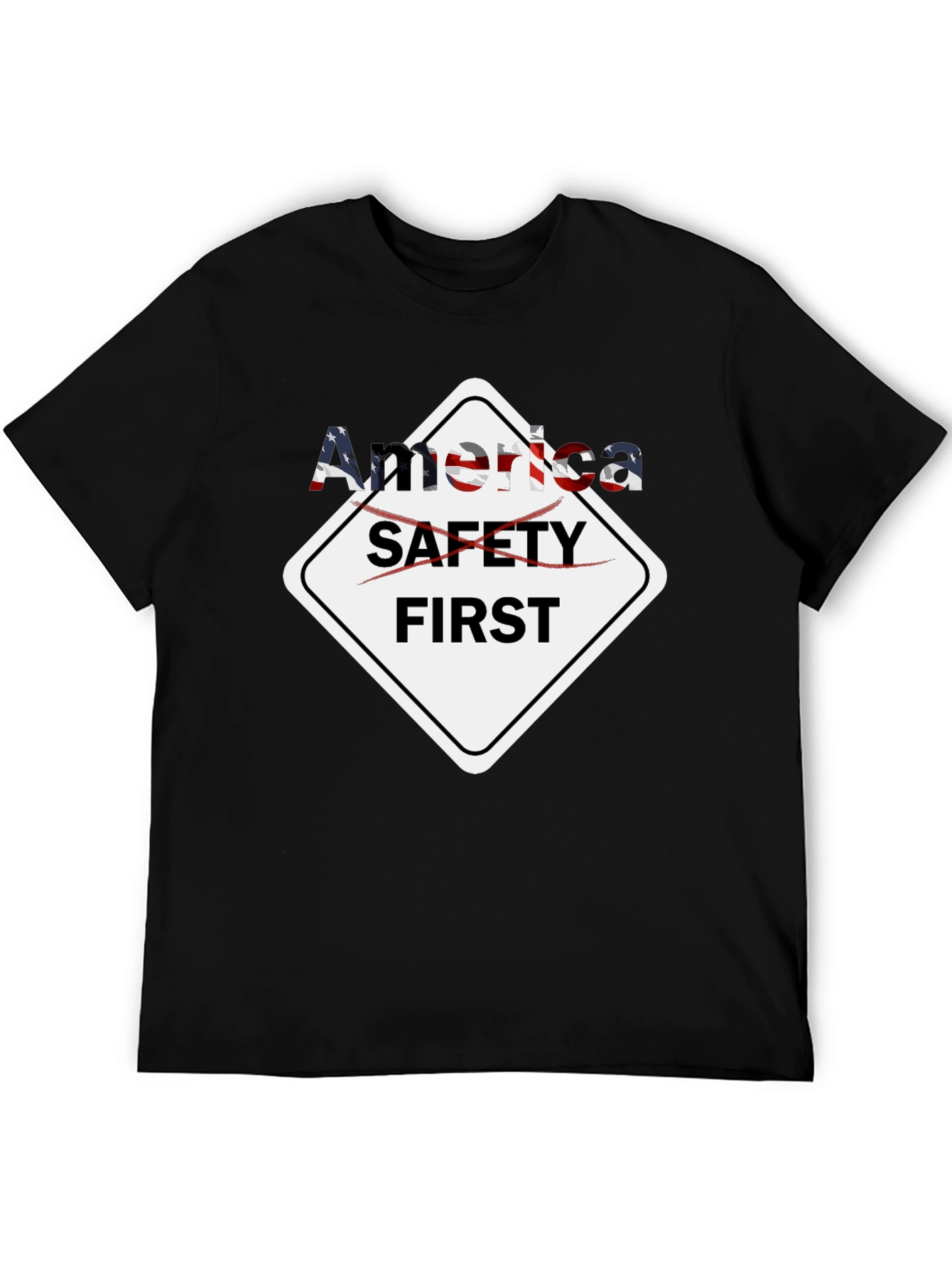 America Safety First Novelty T-Shirt