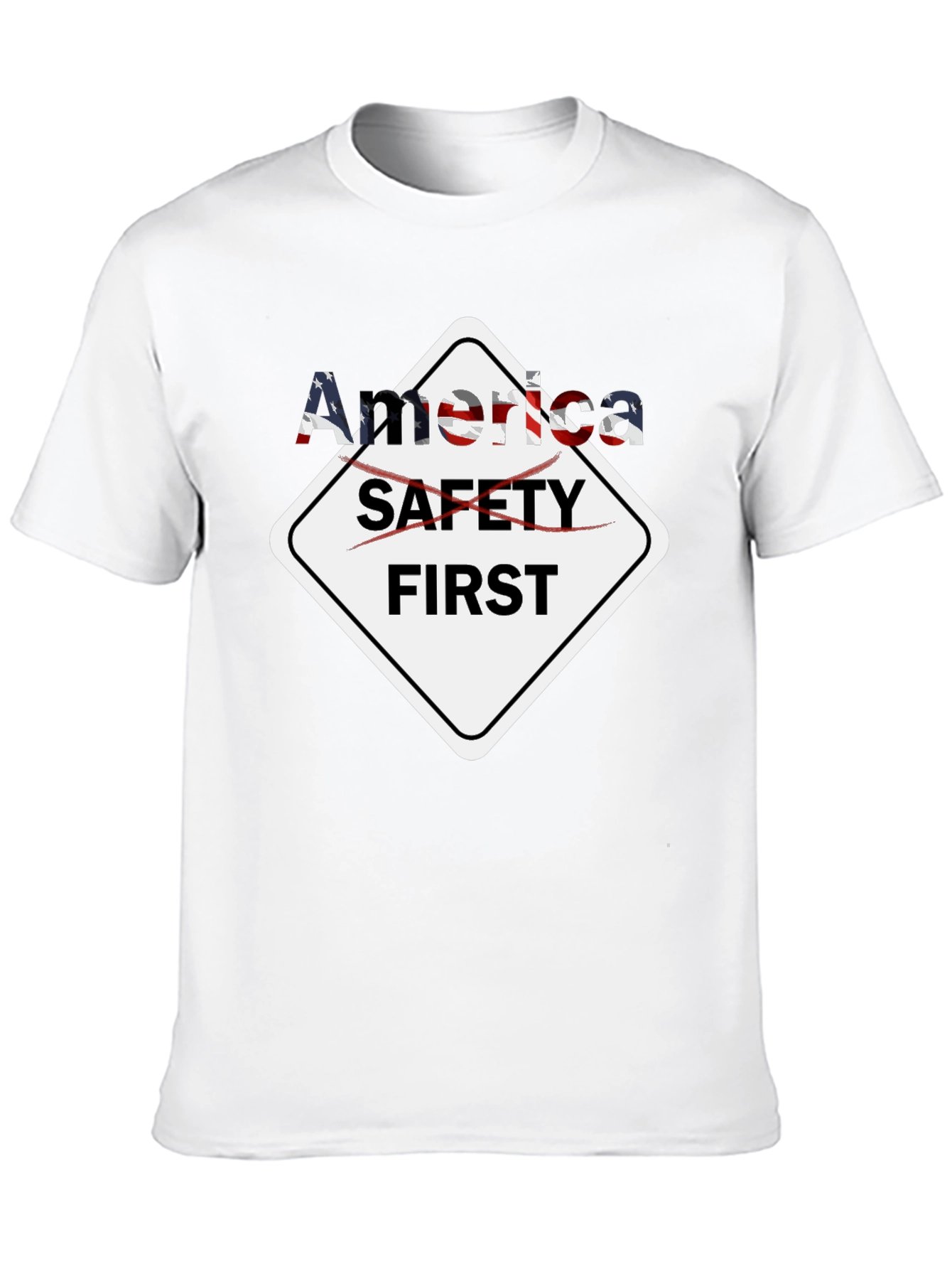 America Safety First Novelty T-Shirt