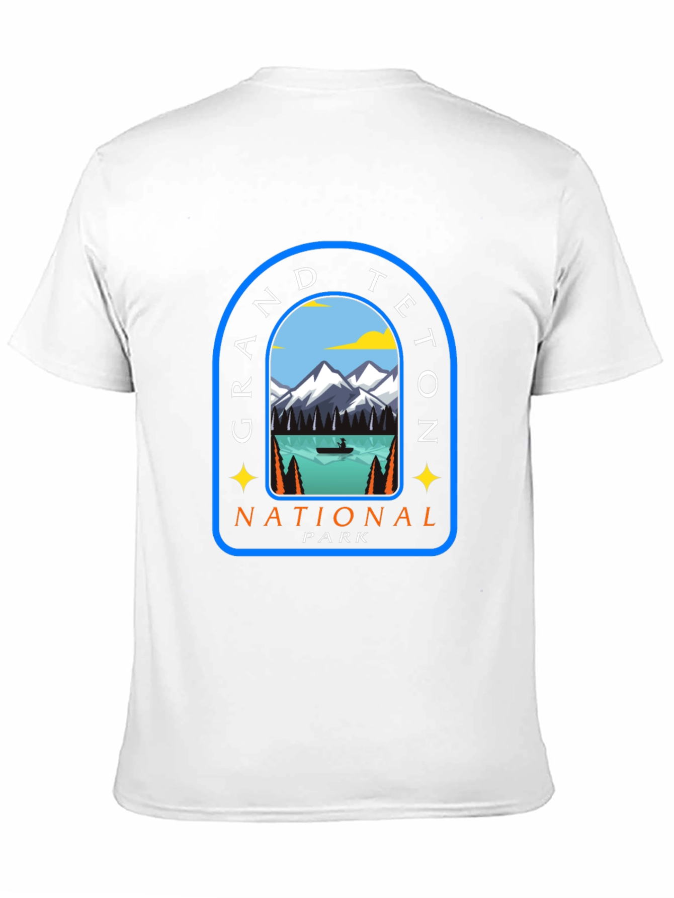 Grand Teton National Park Graphic Tee - Black