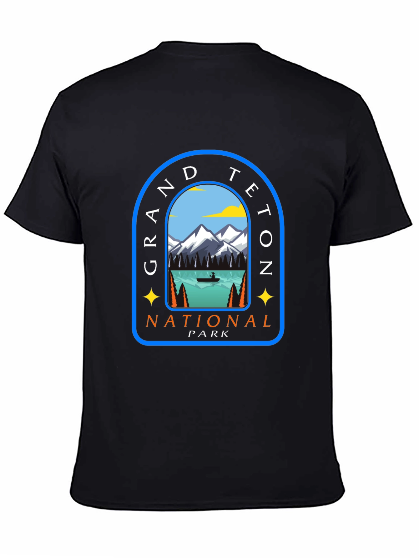 Grand Teton National Park Graphic Tee - Black