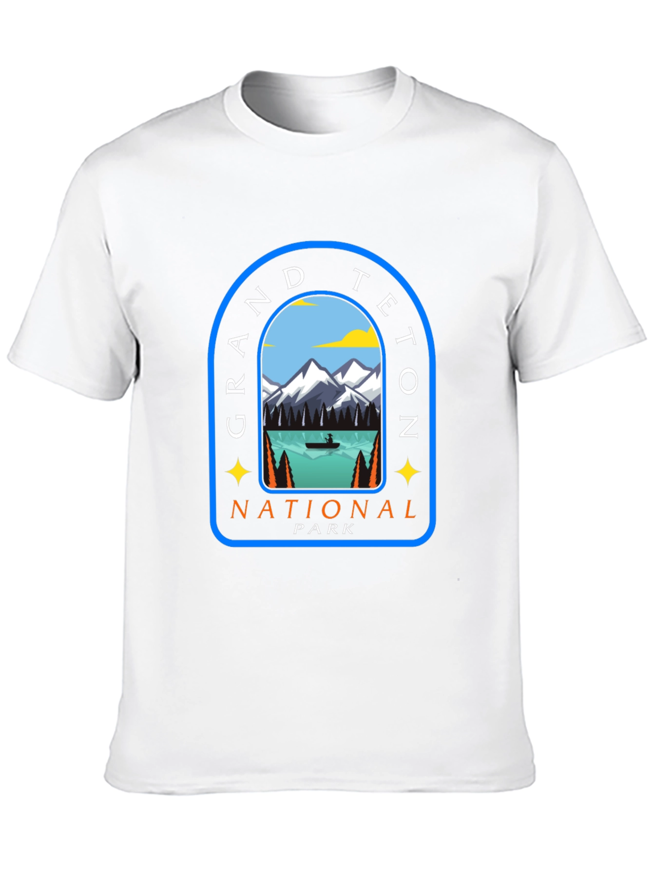 Grand Teton National Park Graphic Tee - Black