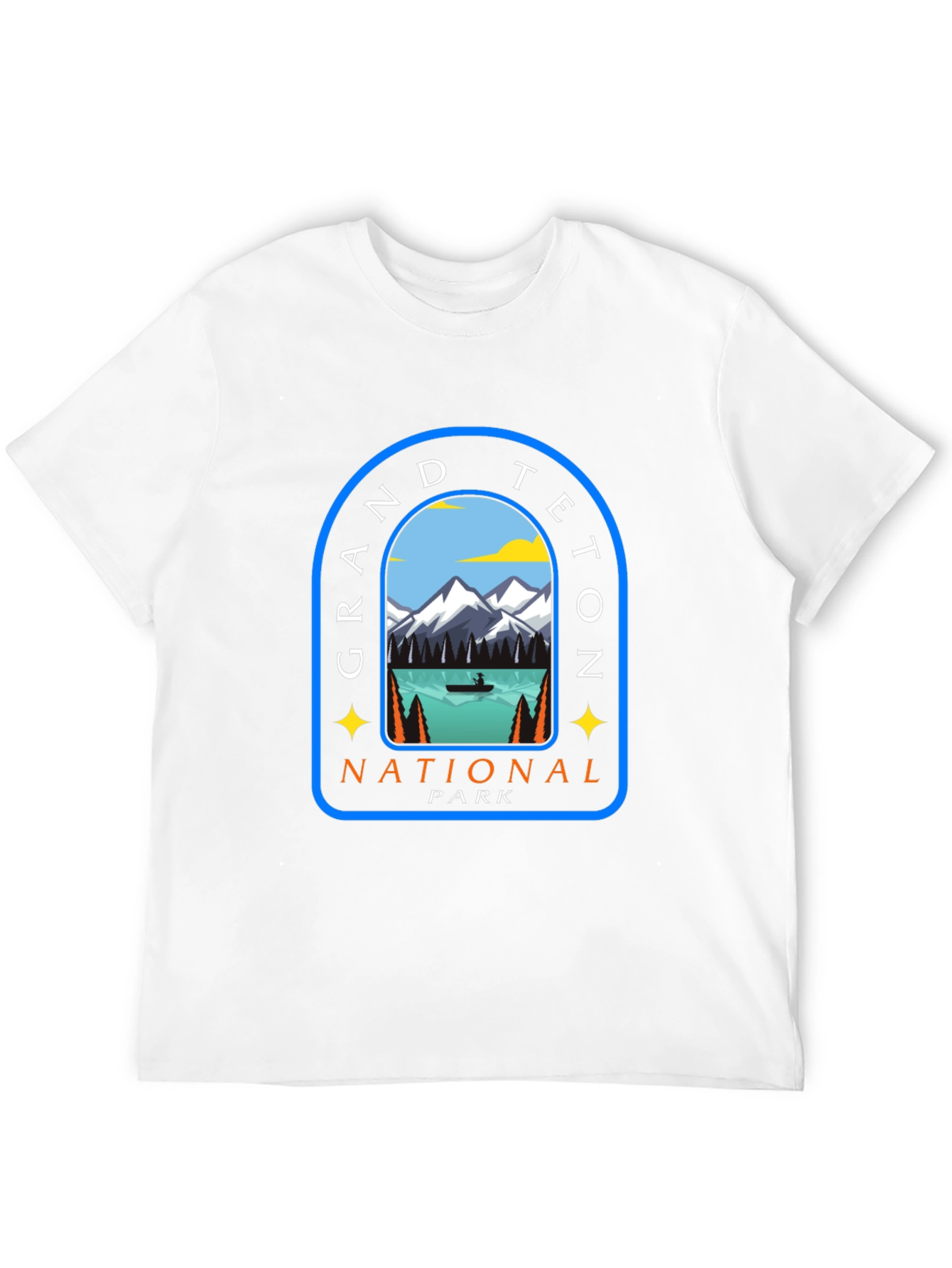 Grand Teton National Park Graphic Tee - Black