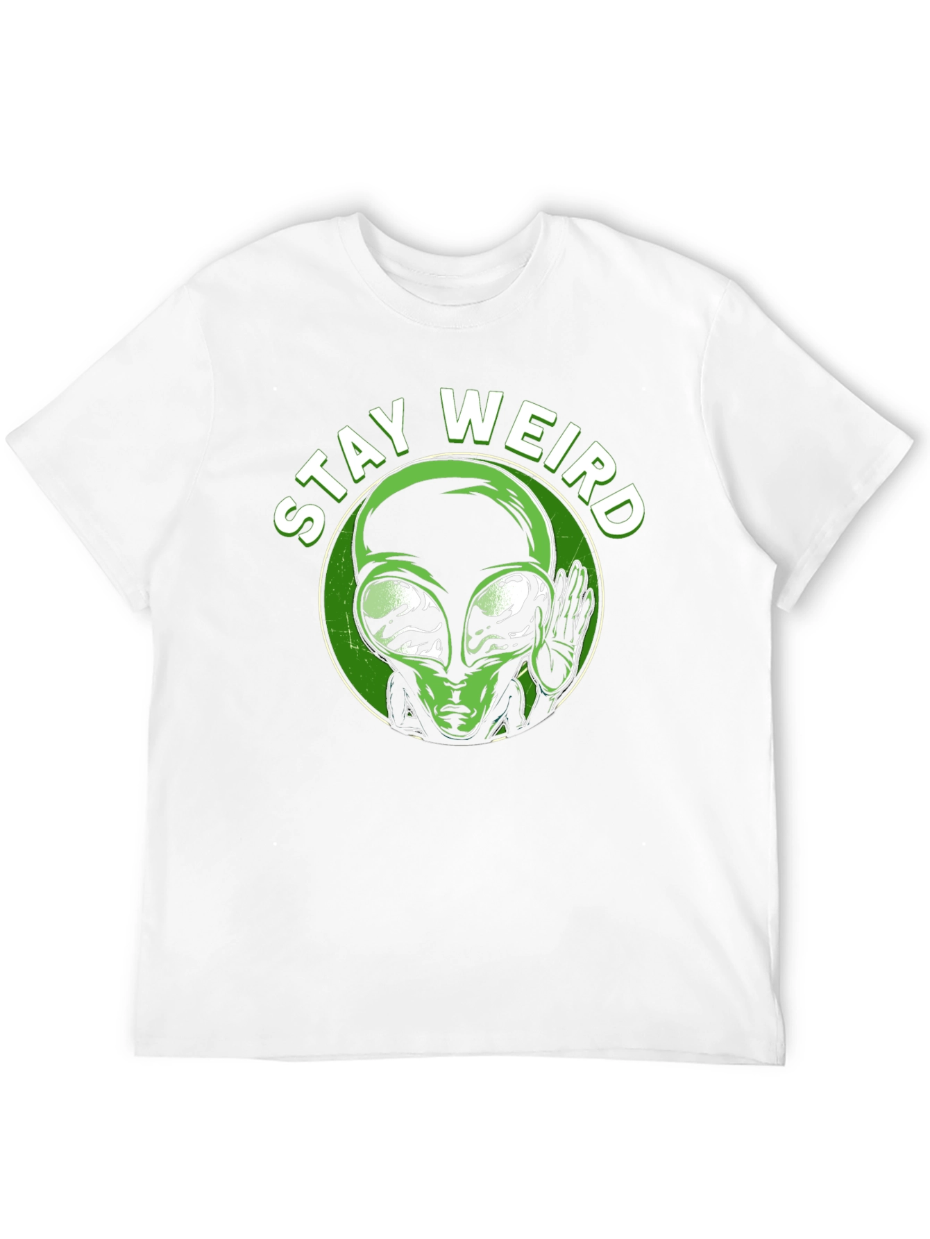 Stay Weird Alien Graphic T-Shirt