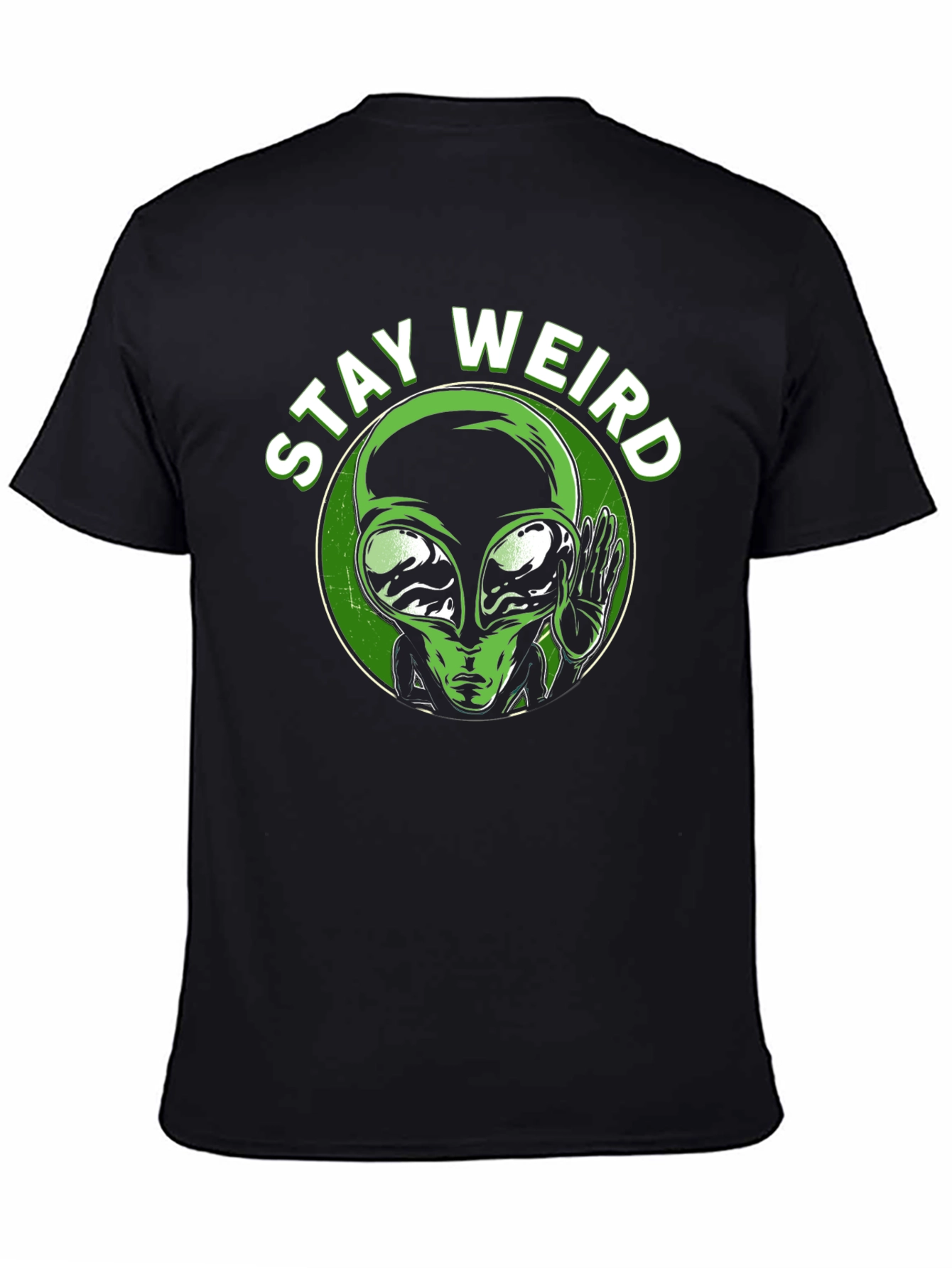 Stay Weird Alien Graphic T-Shirt