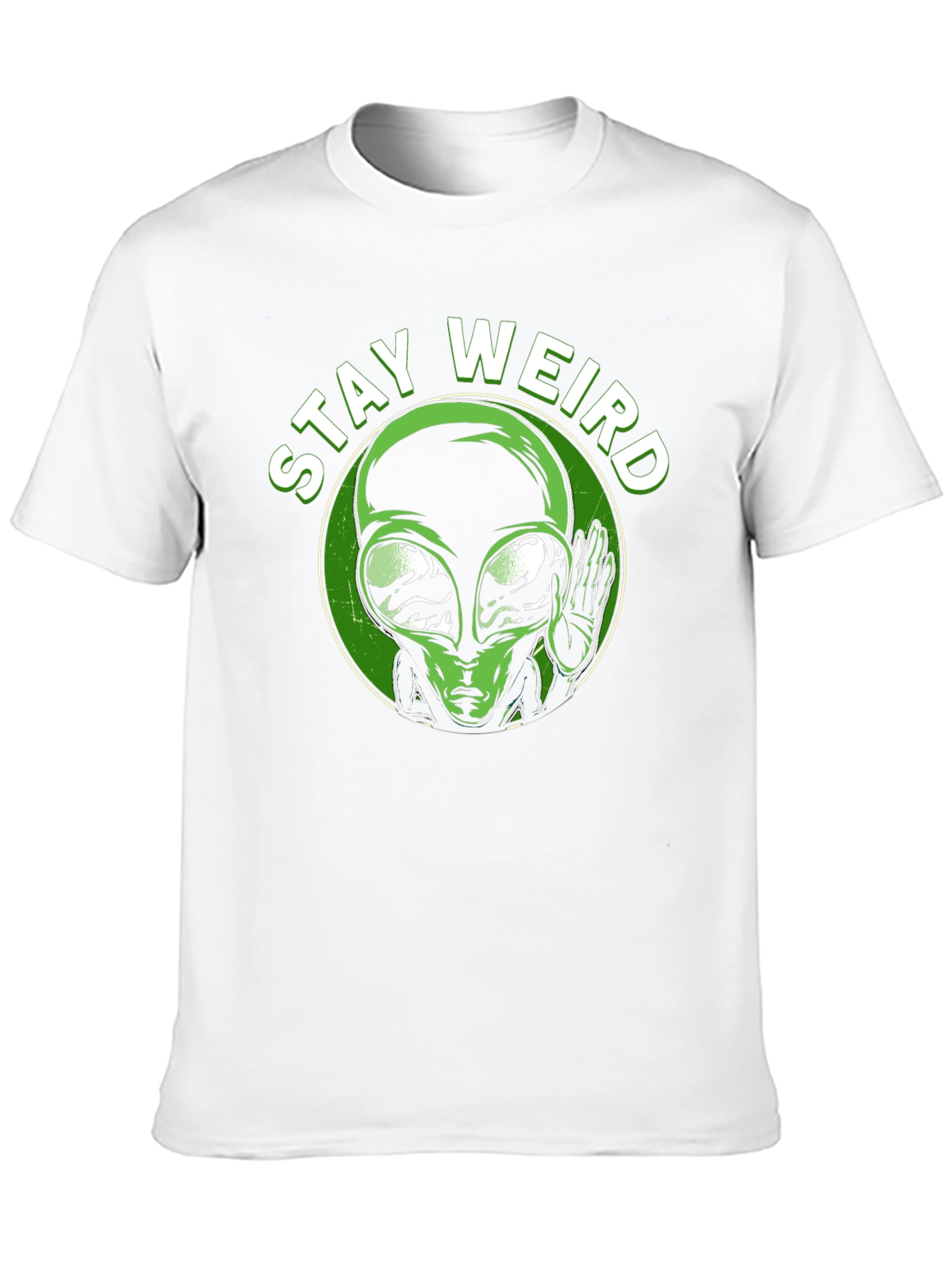 Stay Weird Alien Graphic T-Shirt