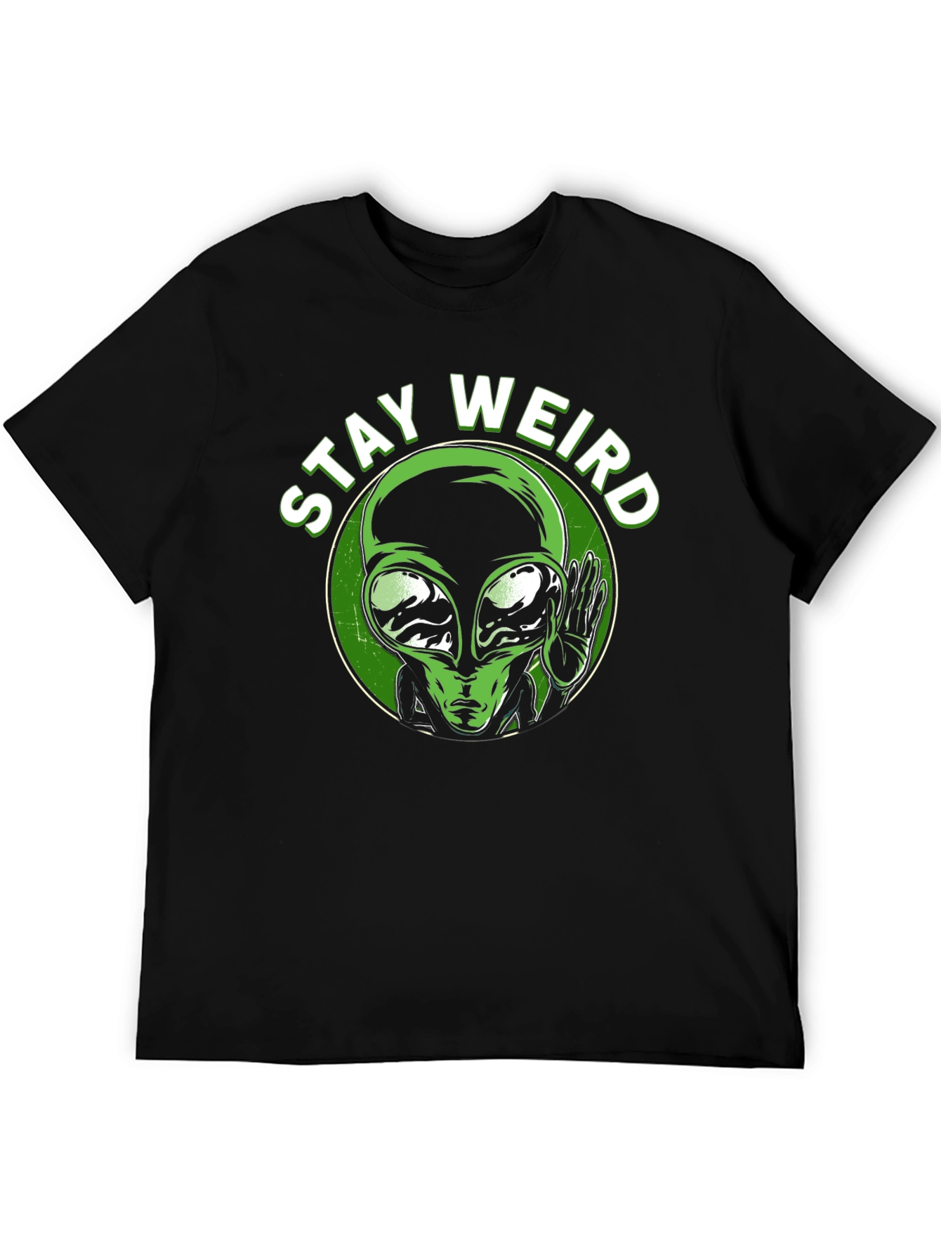 Stay Weird Alien Graphic T-Shirt