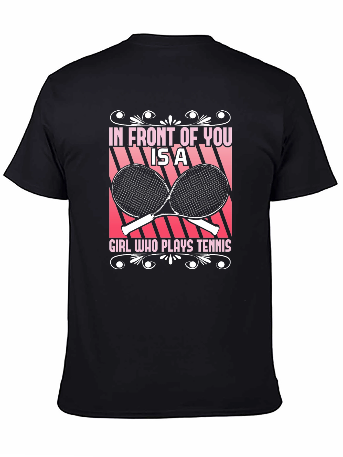Tennis Girl Graphic T-Shirt