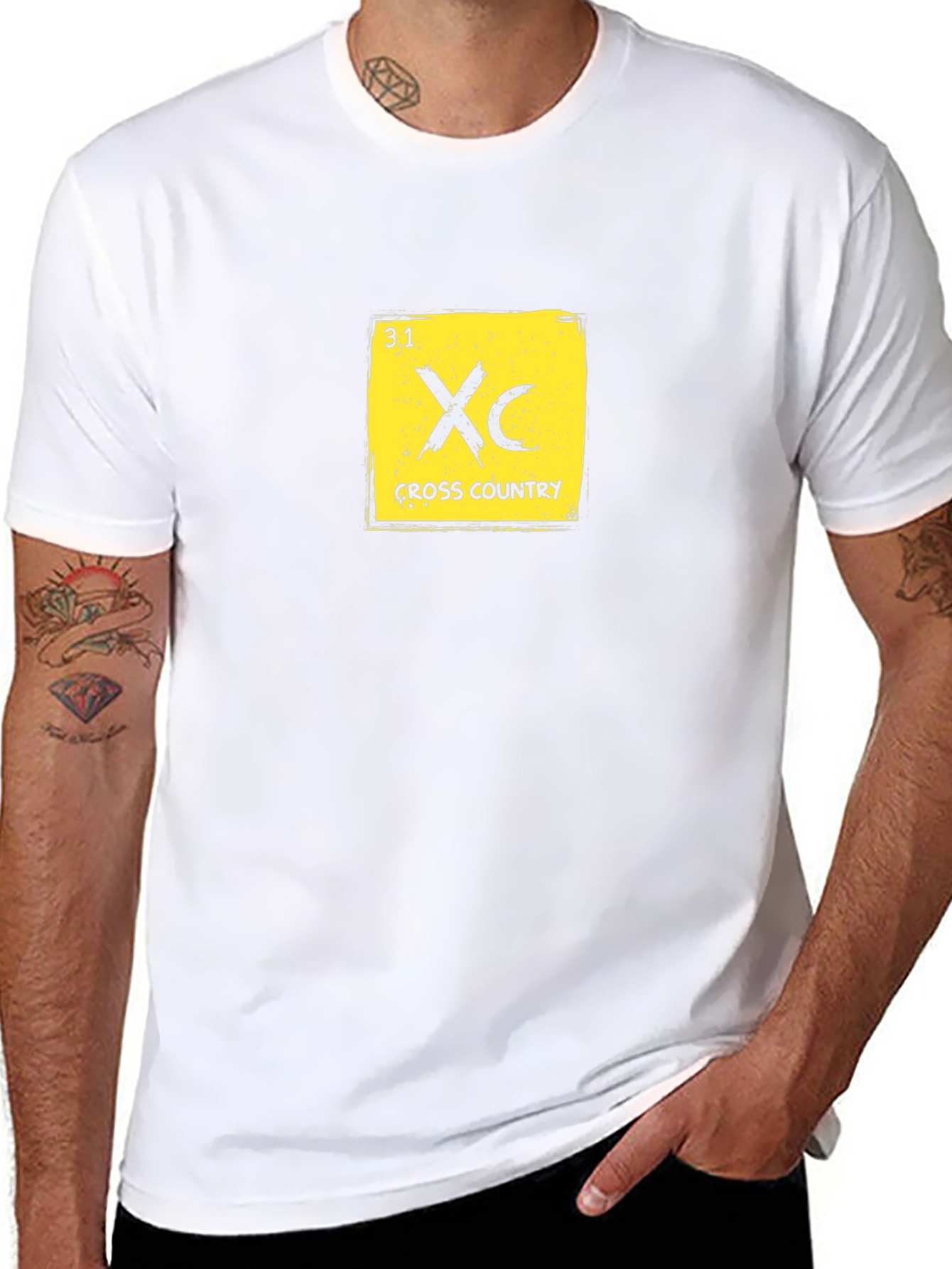 Cross Country Running Periodic Table T-Shirt