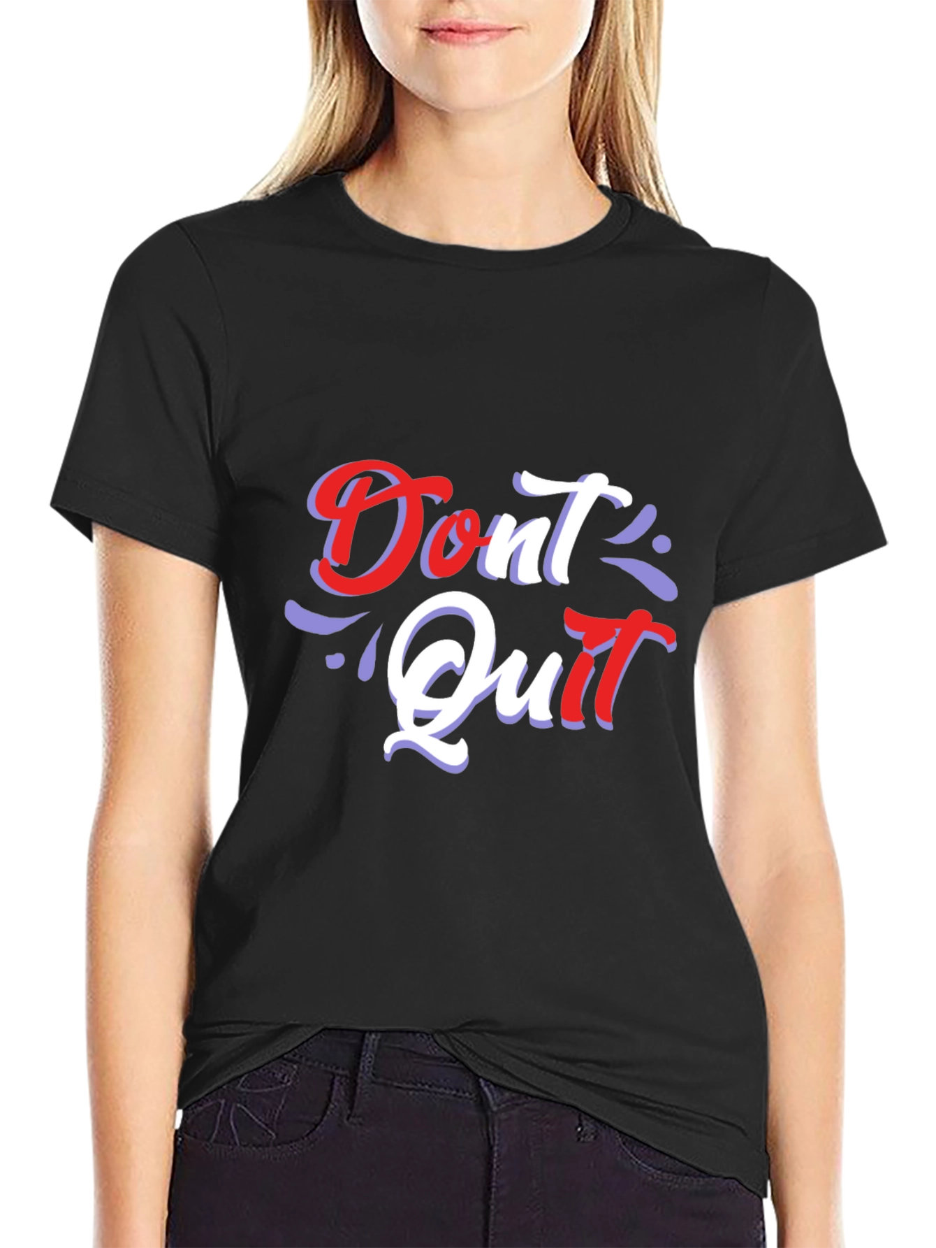 Motivational Dont Quit Graphic T-Shirt