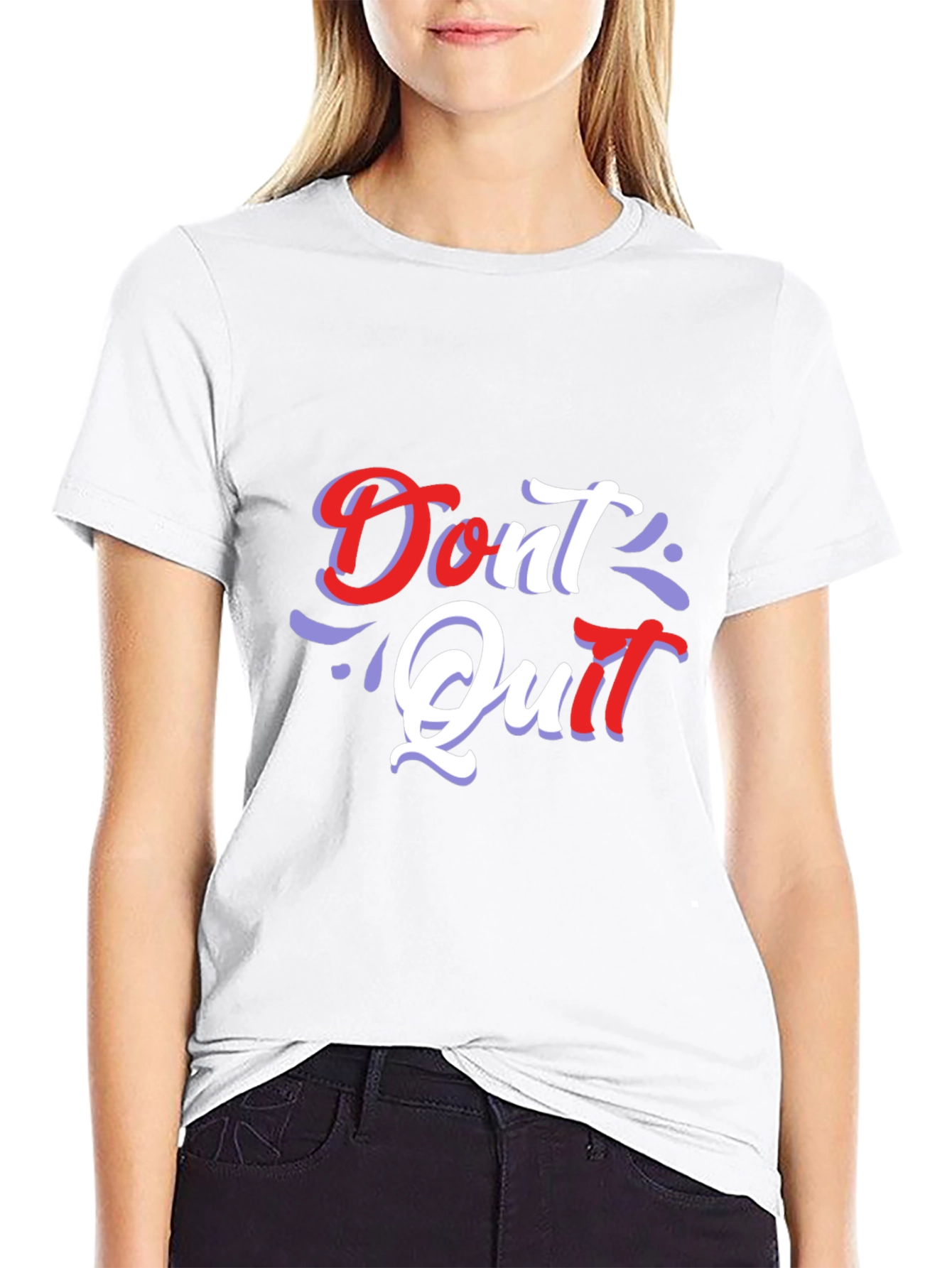 Motivational Dont Quit Graphic T-Shirt