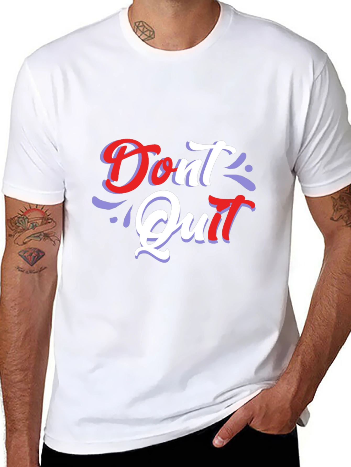 Motivational Dont Quit Graphic T-Shirt