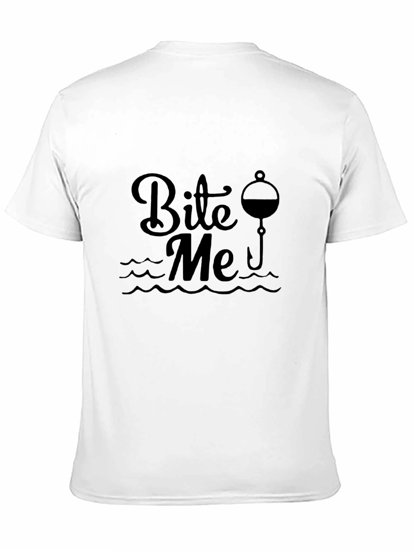 Bite Me Fishing T-Shirt - Black Graphic Tee
