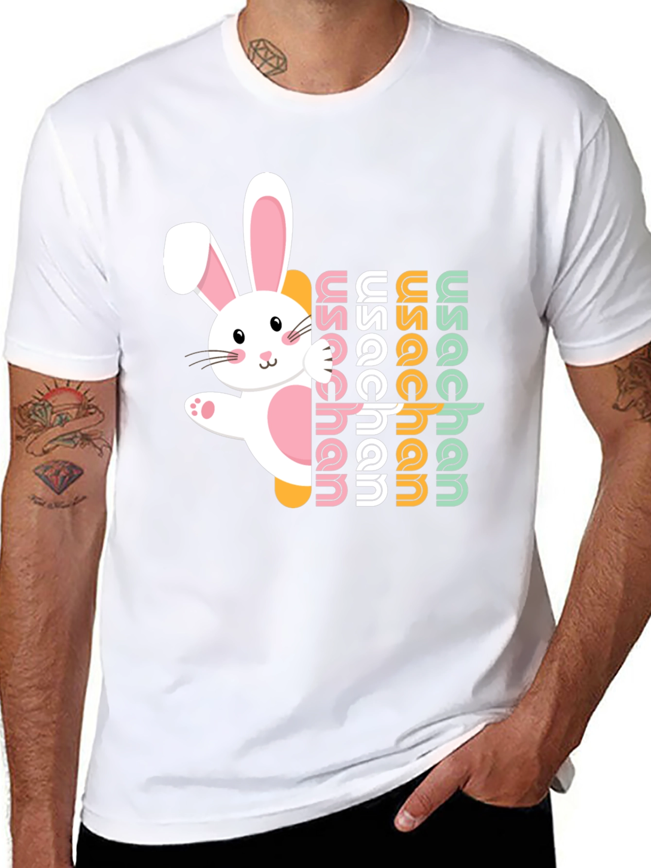 Usachan Bunny Tee - Kawaii Easter Style