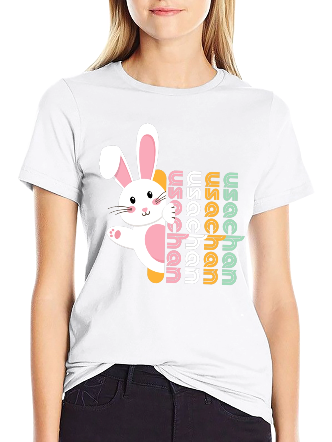 Usachan Bunny Tee - Kawaii Easter Style