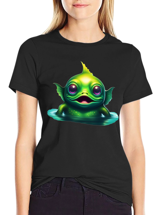 Cute Creature From The Black Lagoon Graphic T-Shirt