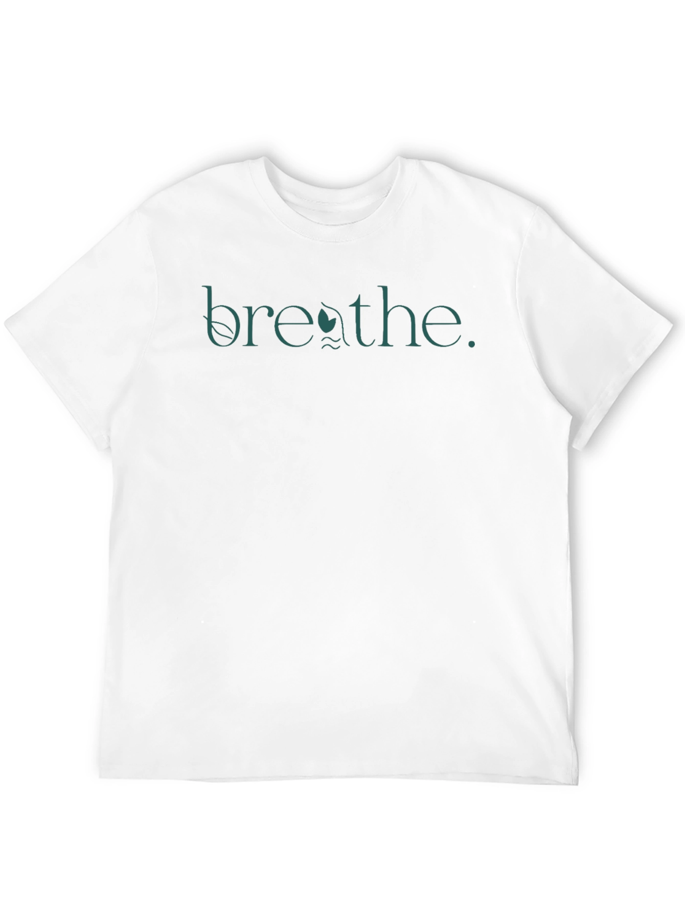 Breathe Graphic T-Shirt - Relaxed Fit Soft Cotton