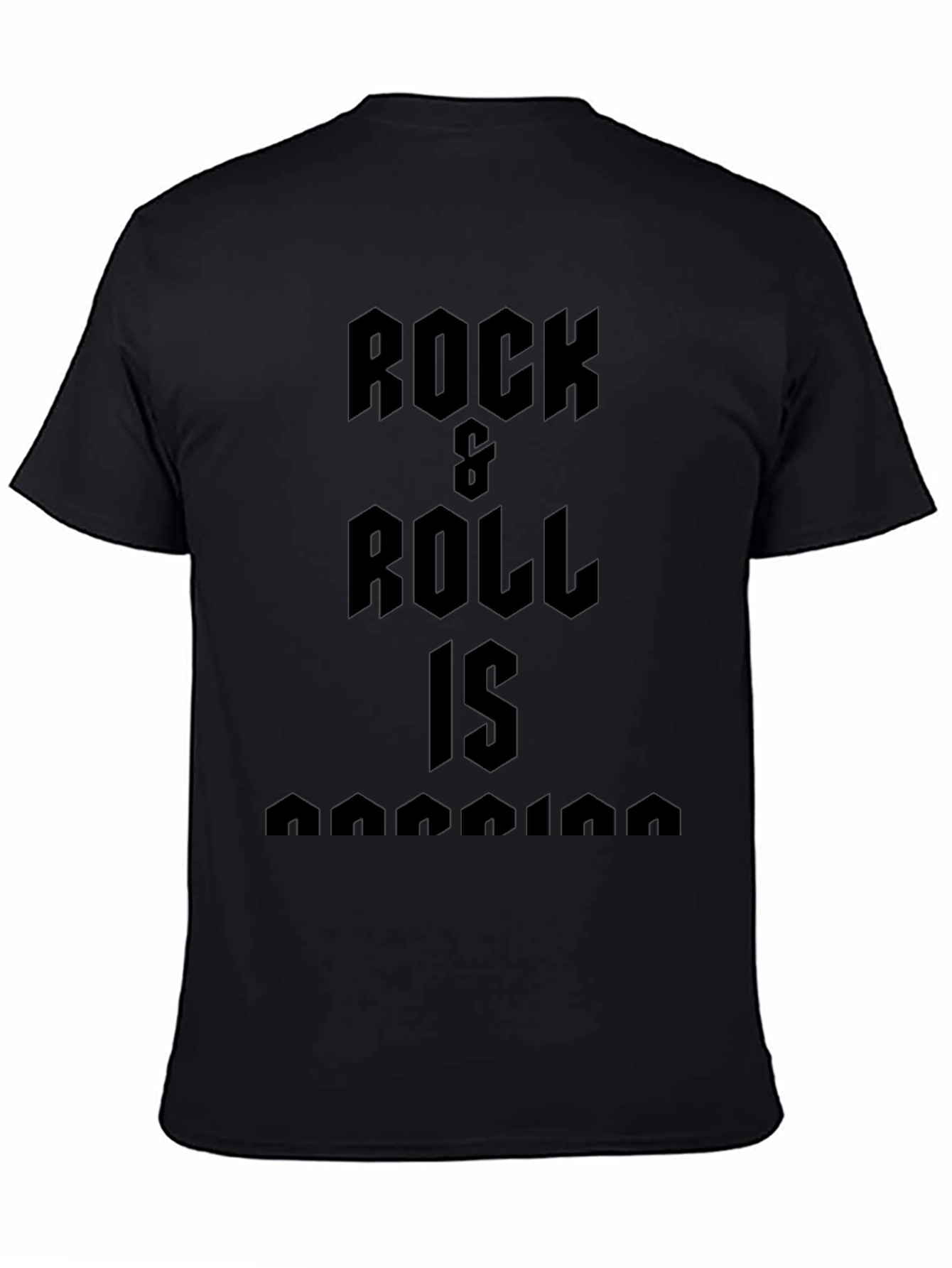 Rock & Roll T-Shirt - Black Graphic Tee