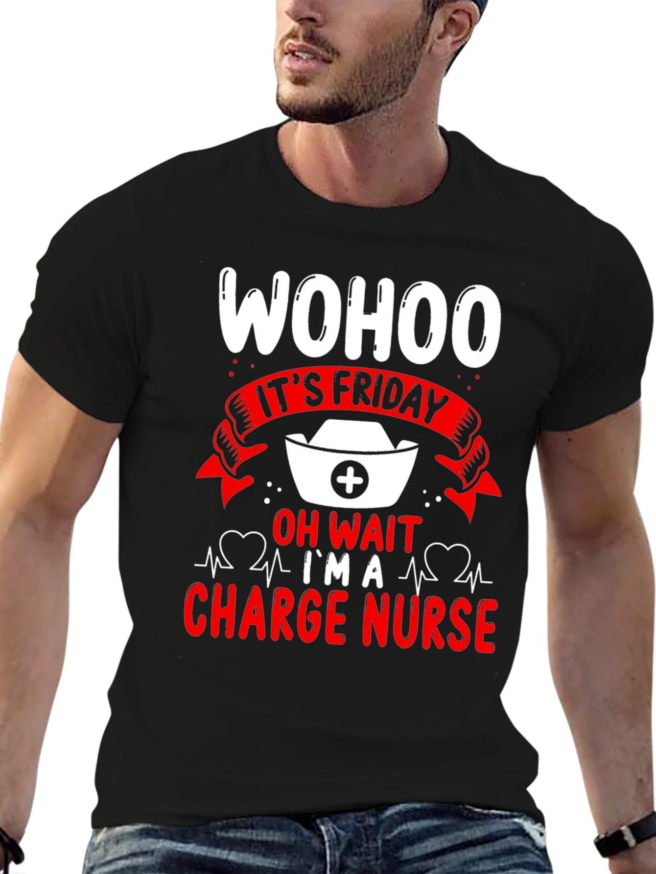 Wohoo Its Friday Charge Nurse T-Shirt