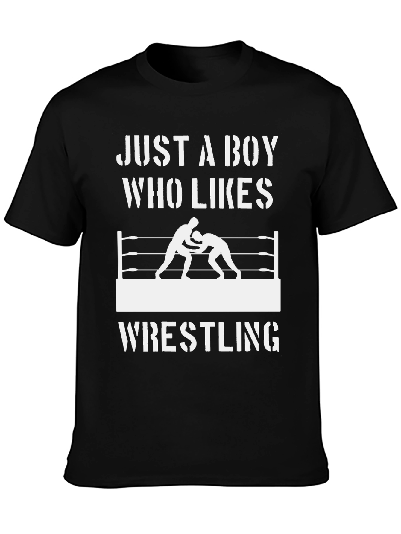 Just a Boy Who Likes Wrestling T-Shirt