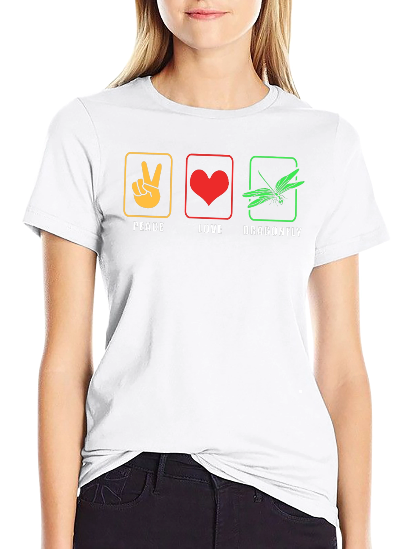 Peace Love Dragonfly T-Shirt