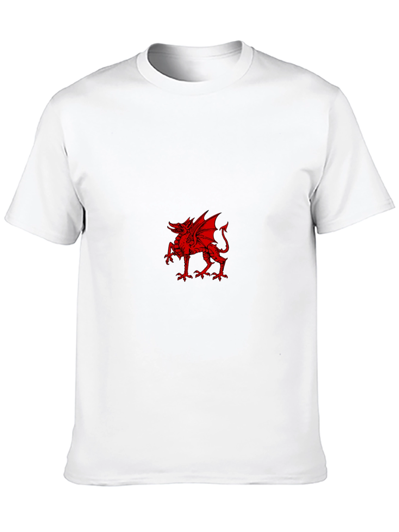 Red Dragon Graphic Black T-Shirt
