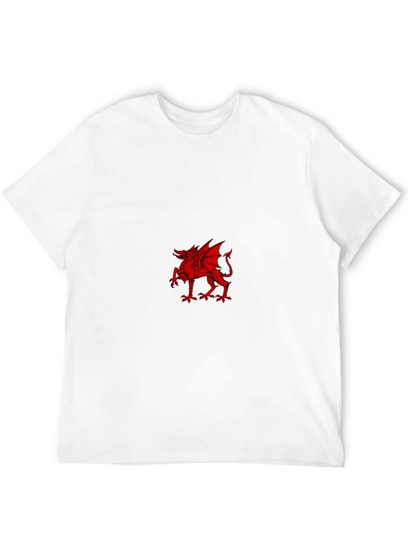 Red Dragon Graphic Black T-Shirt