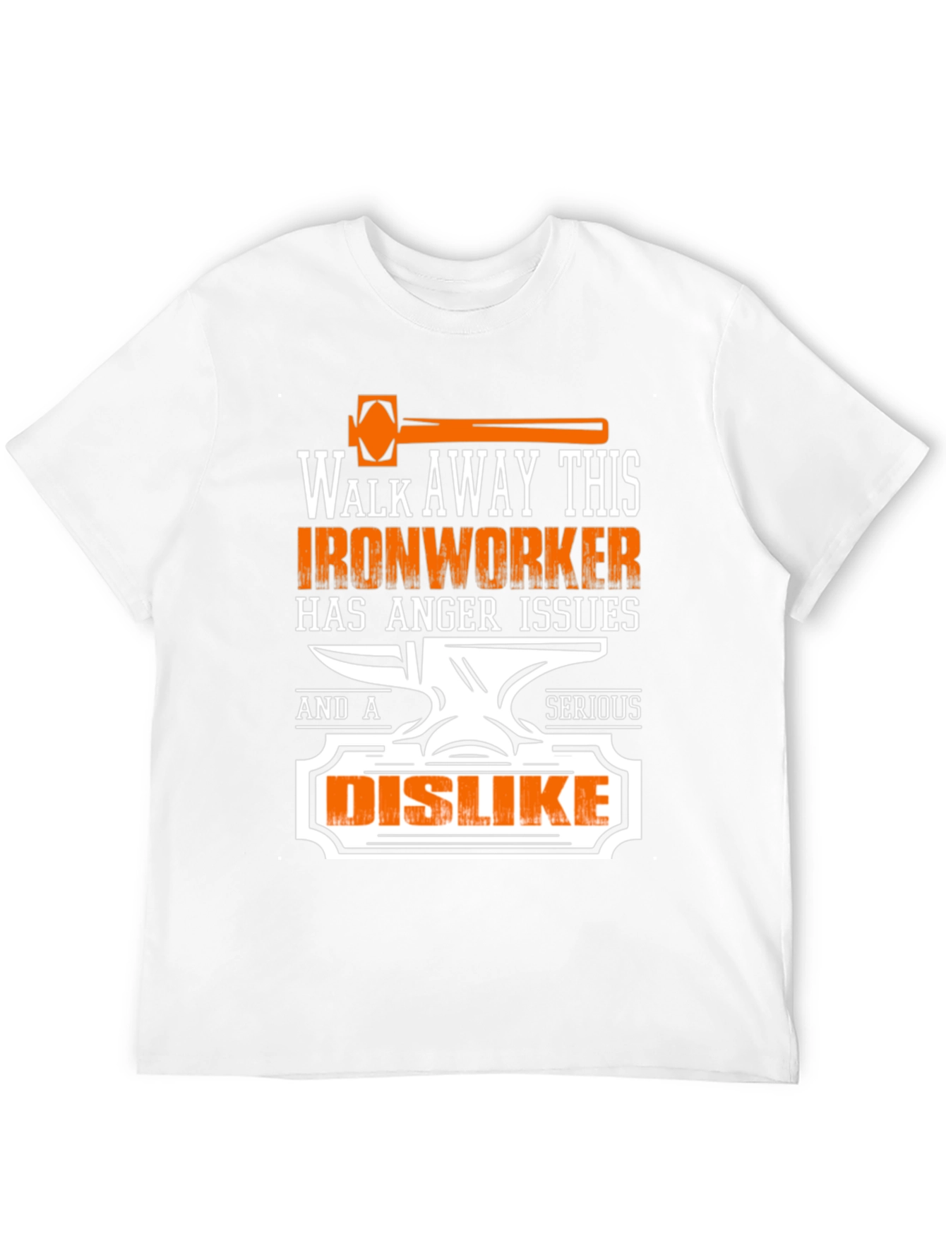 Ironworker Anger Issues Graphic Tee - Black