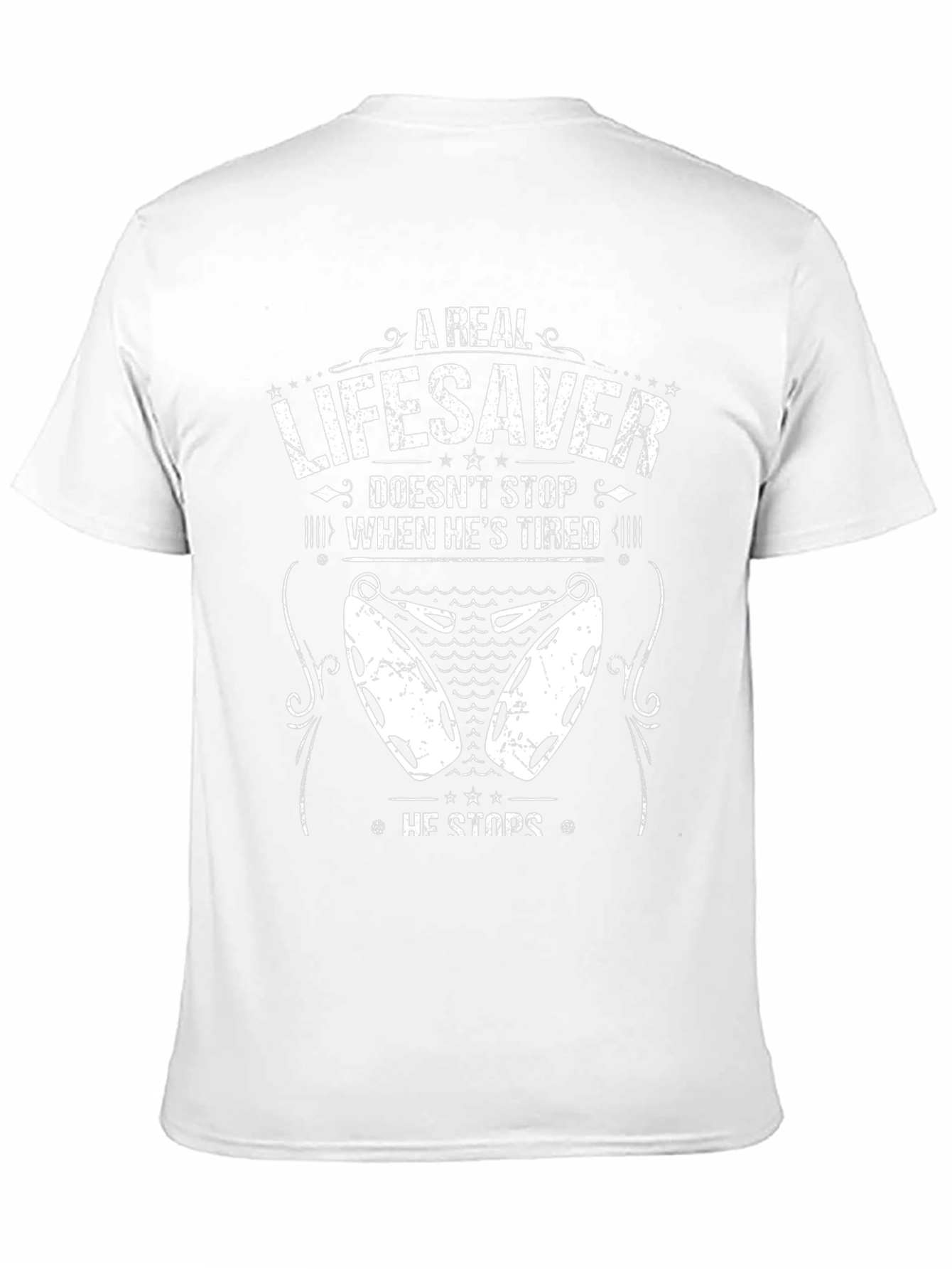 Lifesaver Graphic T-Shirt - Novelty Print Tee