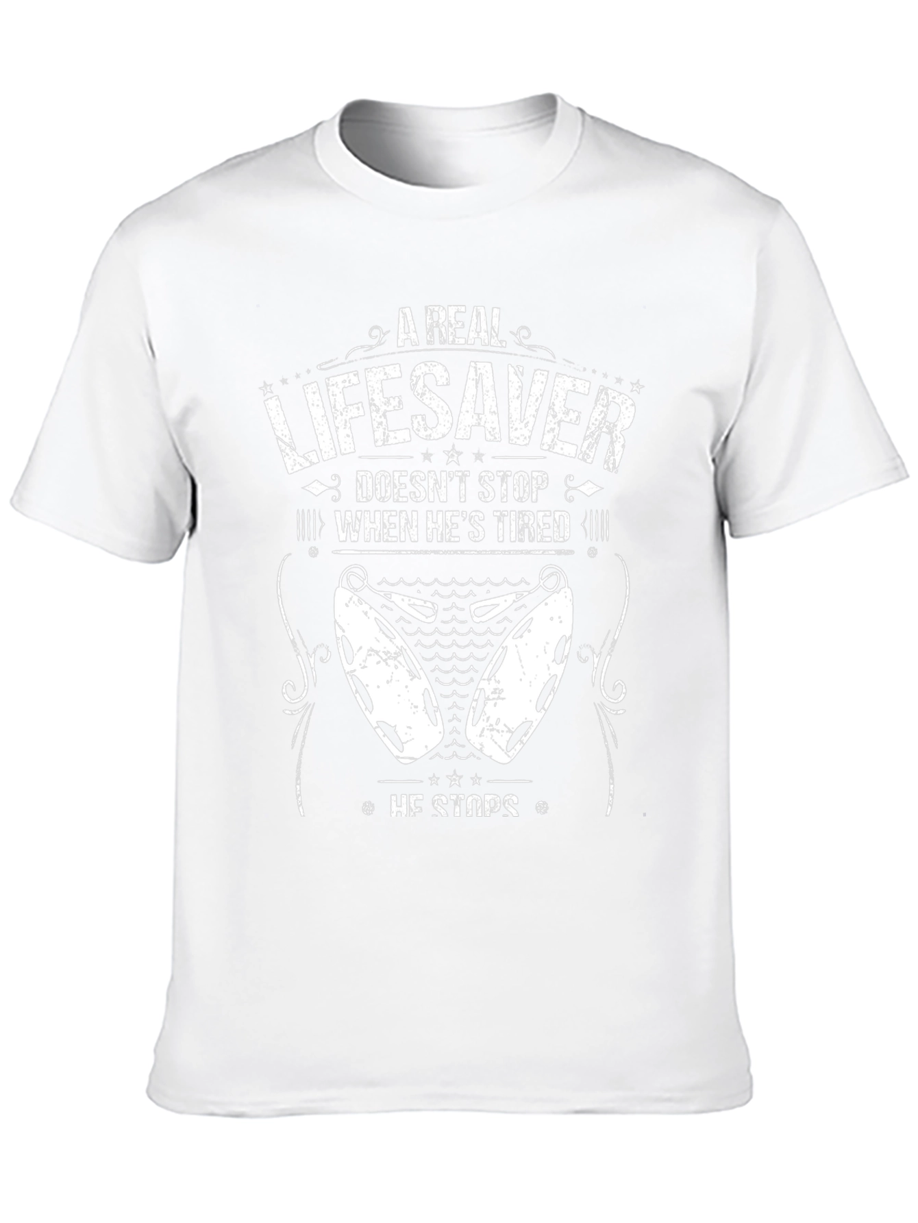 Lifesaver Graphic T-Shirt - Novelty Print Tee