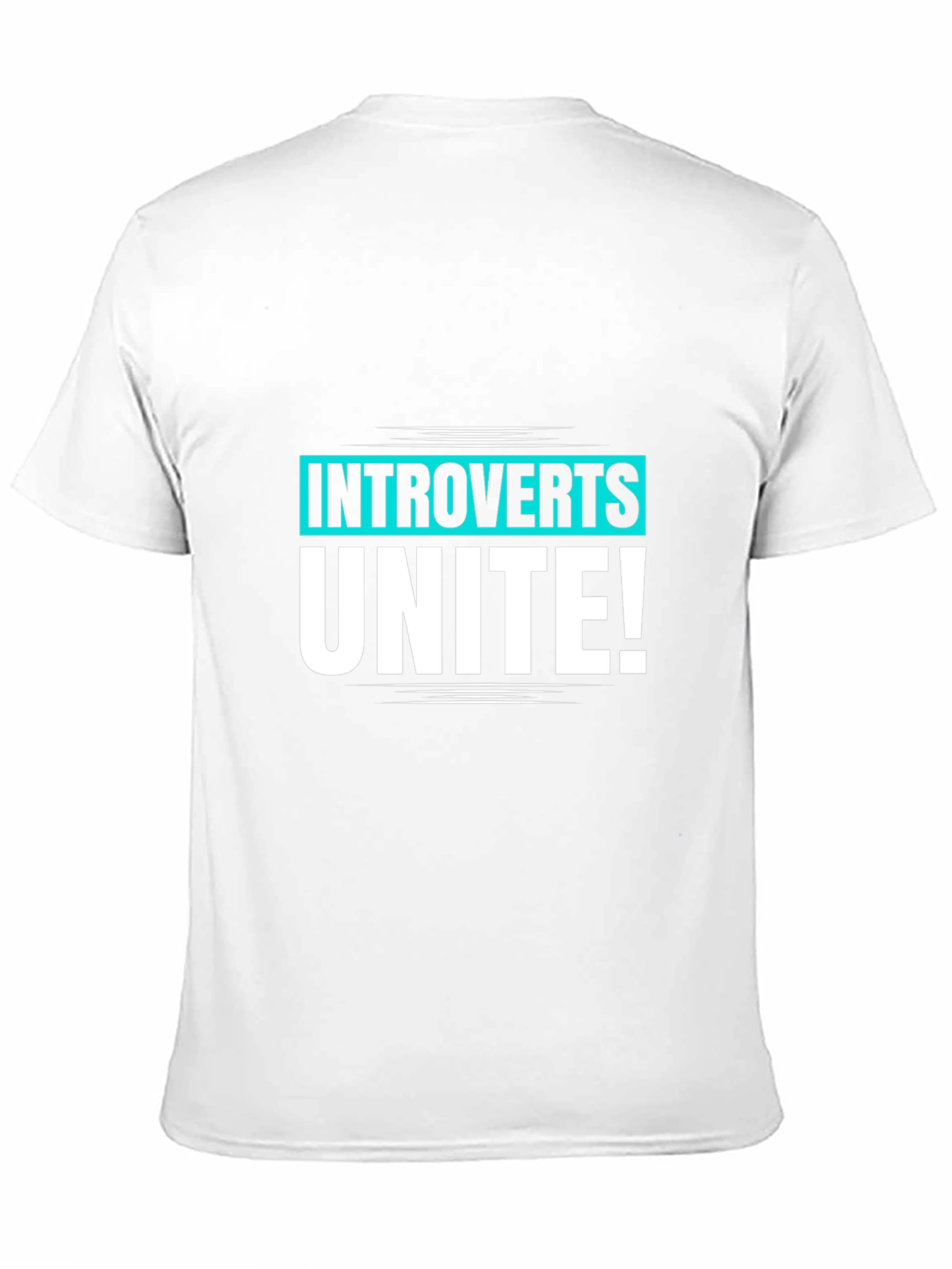 Introverts Unite! Black Graphic Tee