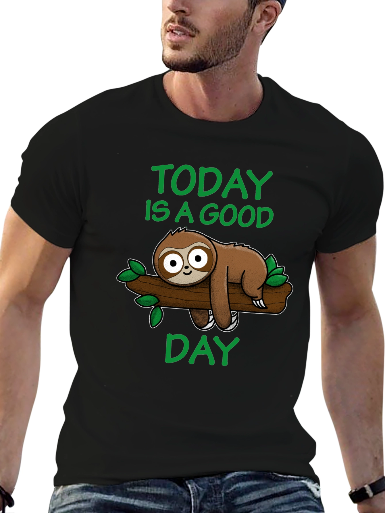 Today is a Good Day Sloth Graphic Tee