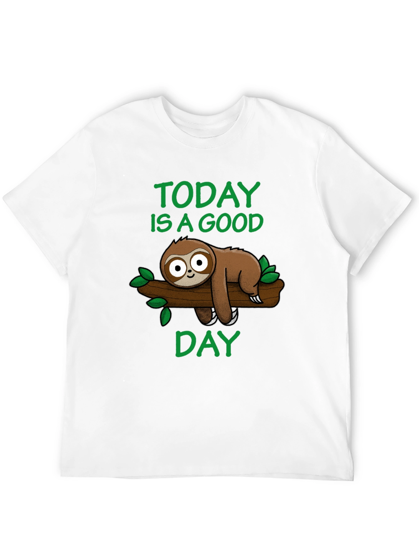 Today is a Good Day Sloth Graphic Tee