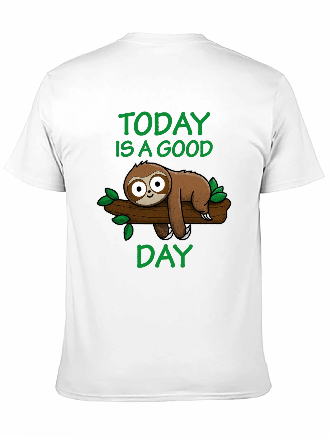 Today is a Good Day Sloth Graphic Tee