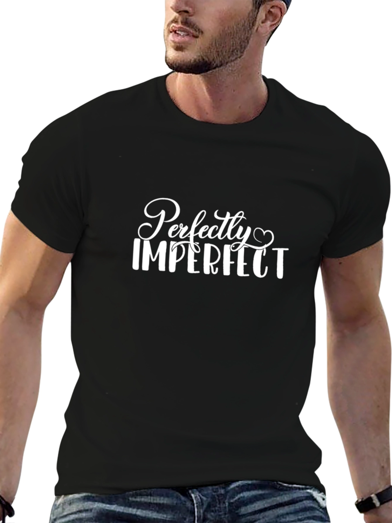 Perfectly Imperfect Graphic Tee - Soft Cotton Blend