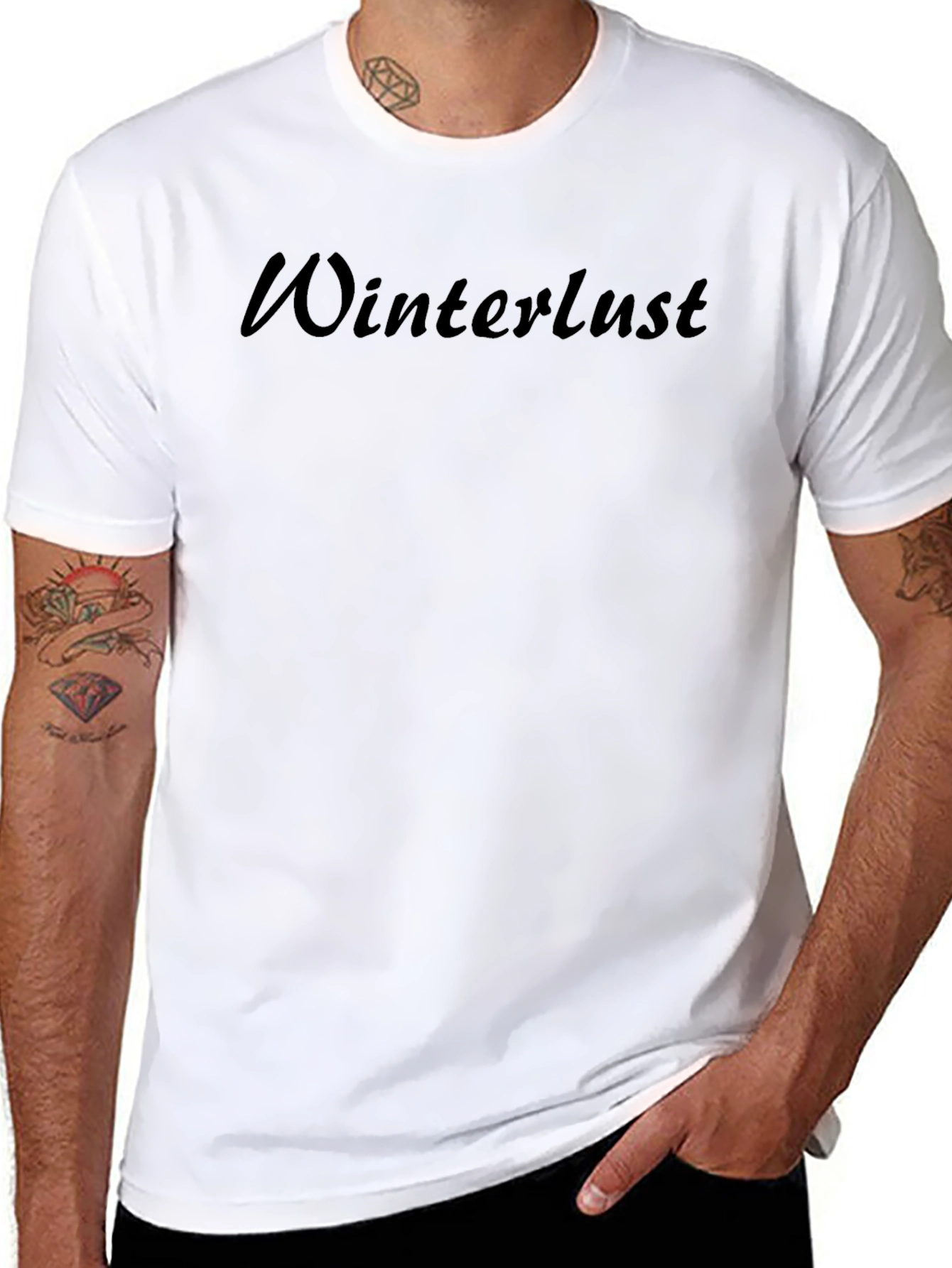 Winterlust T-Shirt - Stylish Black Tee