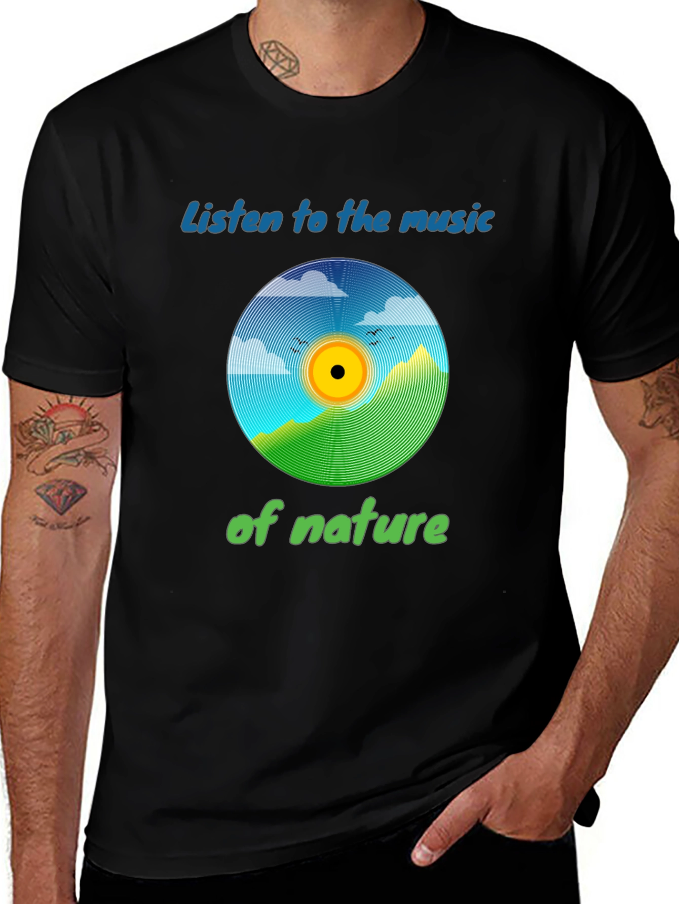Nature Music T-Shirt - Relax & Enjoy!