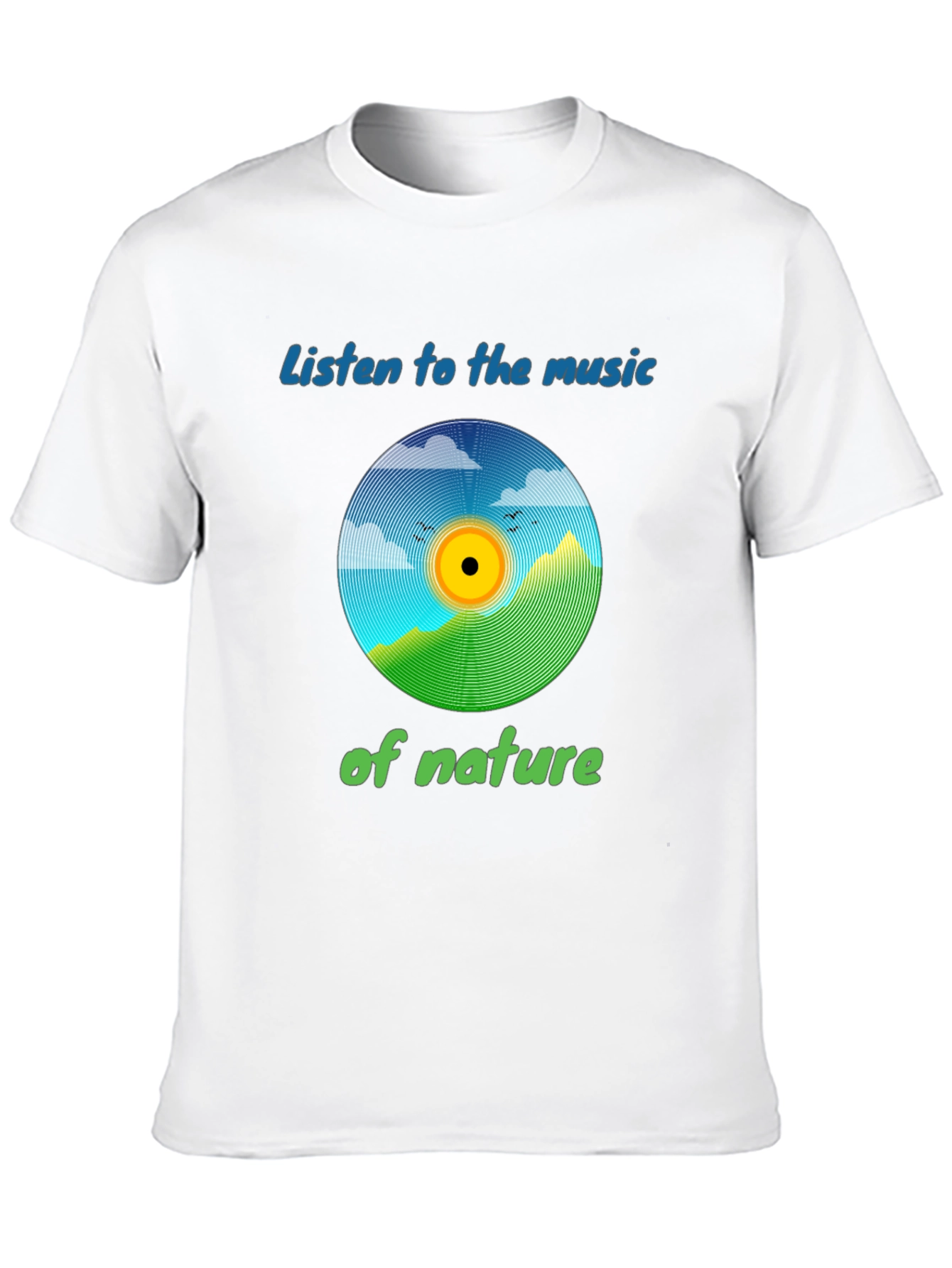 Nature Music T-Shirt - Relax & Enjoy!