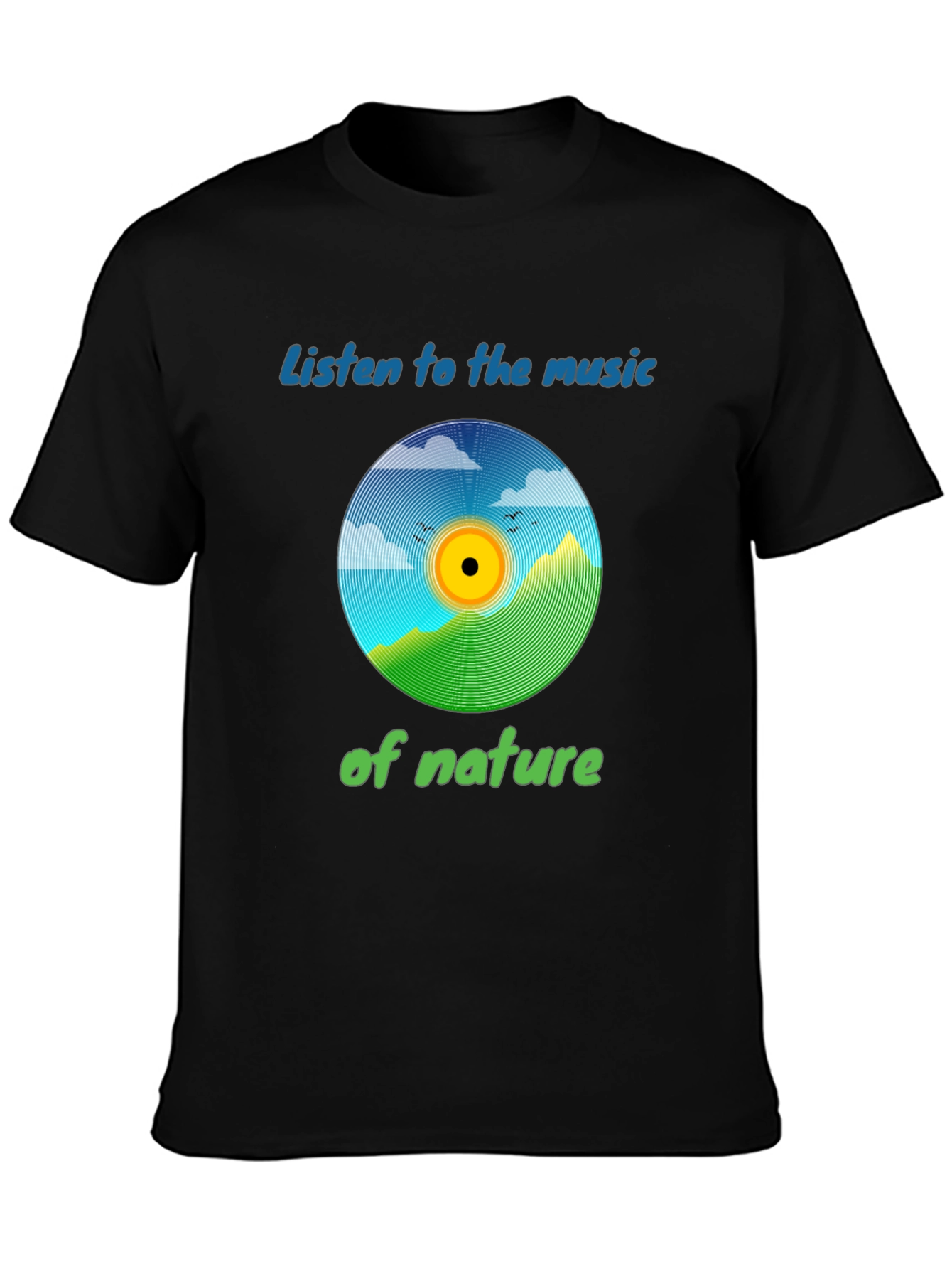 Nature Music T-Shirt - Relax & Enjoy!