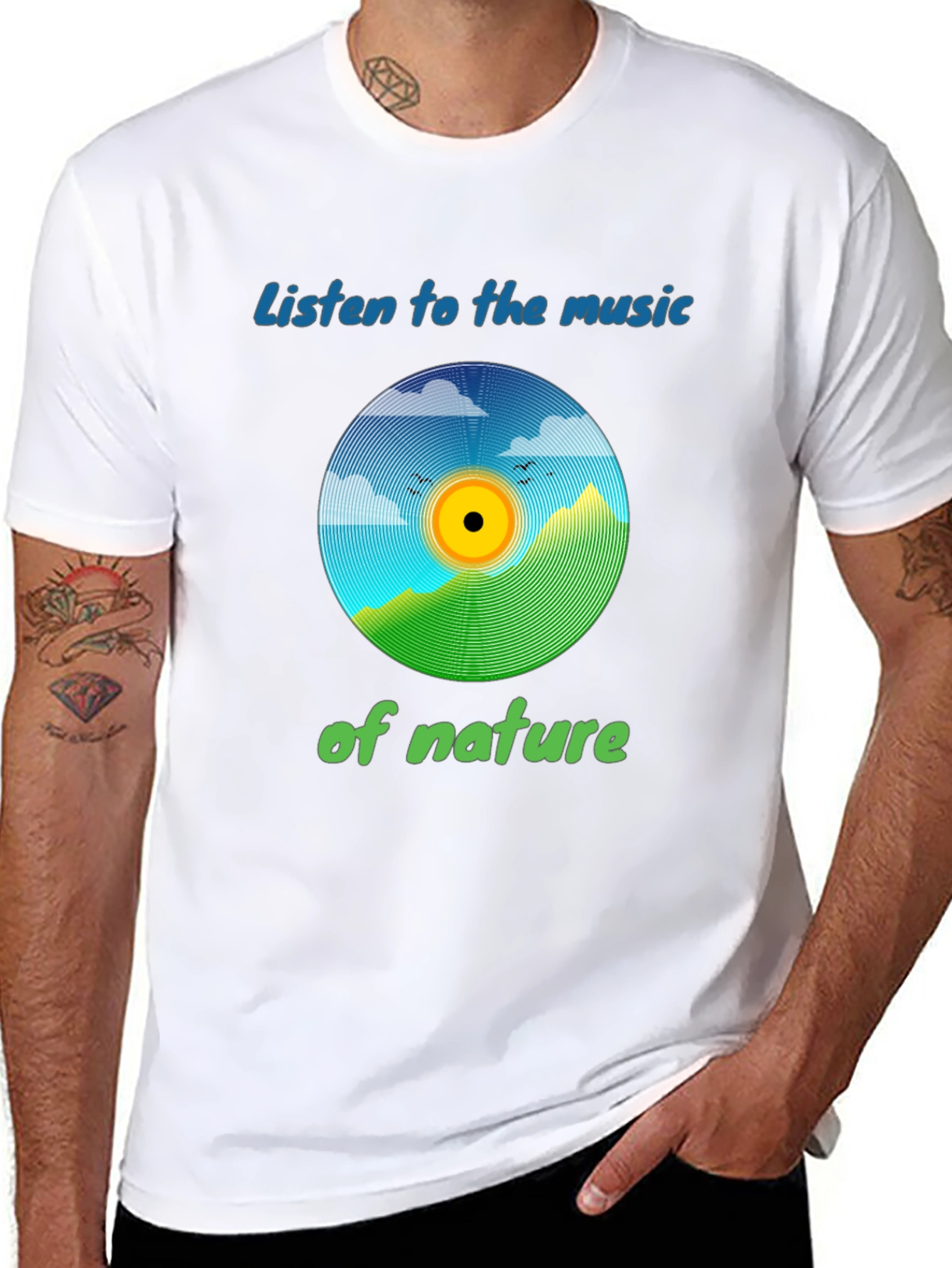Nature Music T-Shirt - Relax & Enjoy!