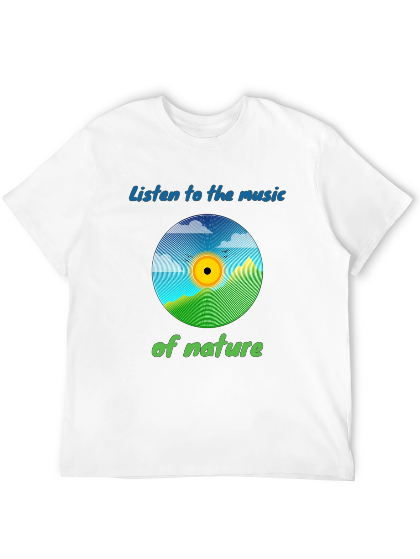 Nature Music T-Shirt - Relax & Enjoy!