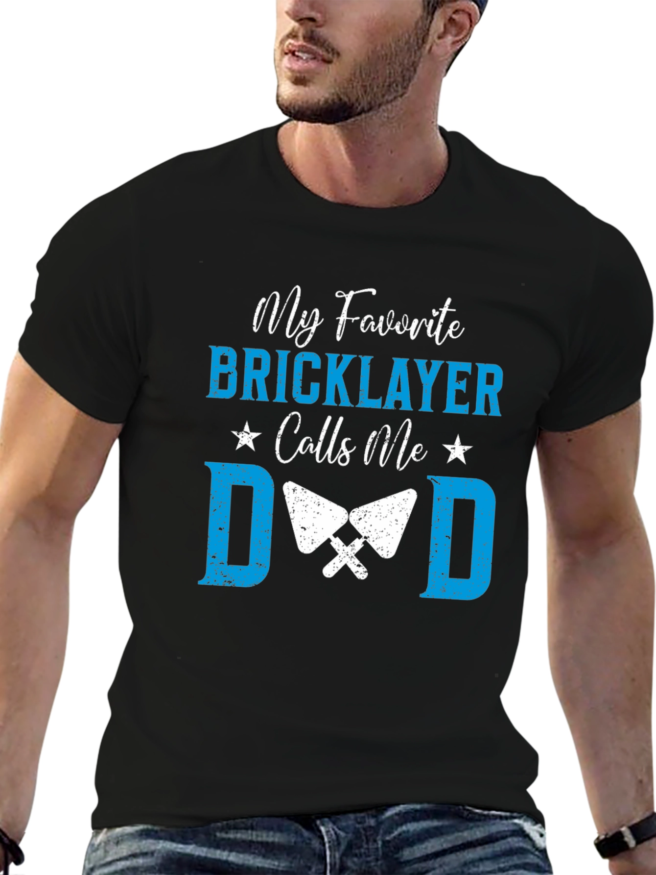 Bricklayer Dad T-Shirt - Gift for Fathers
