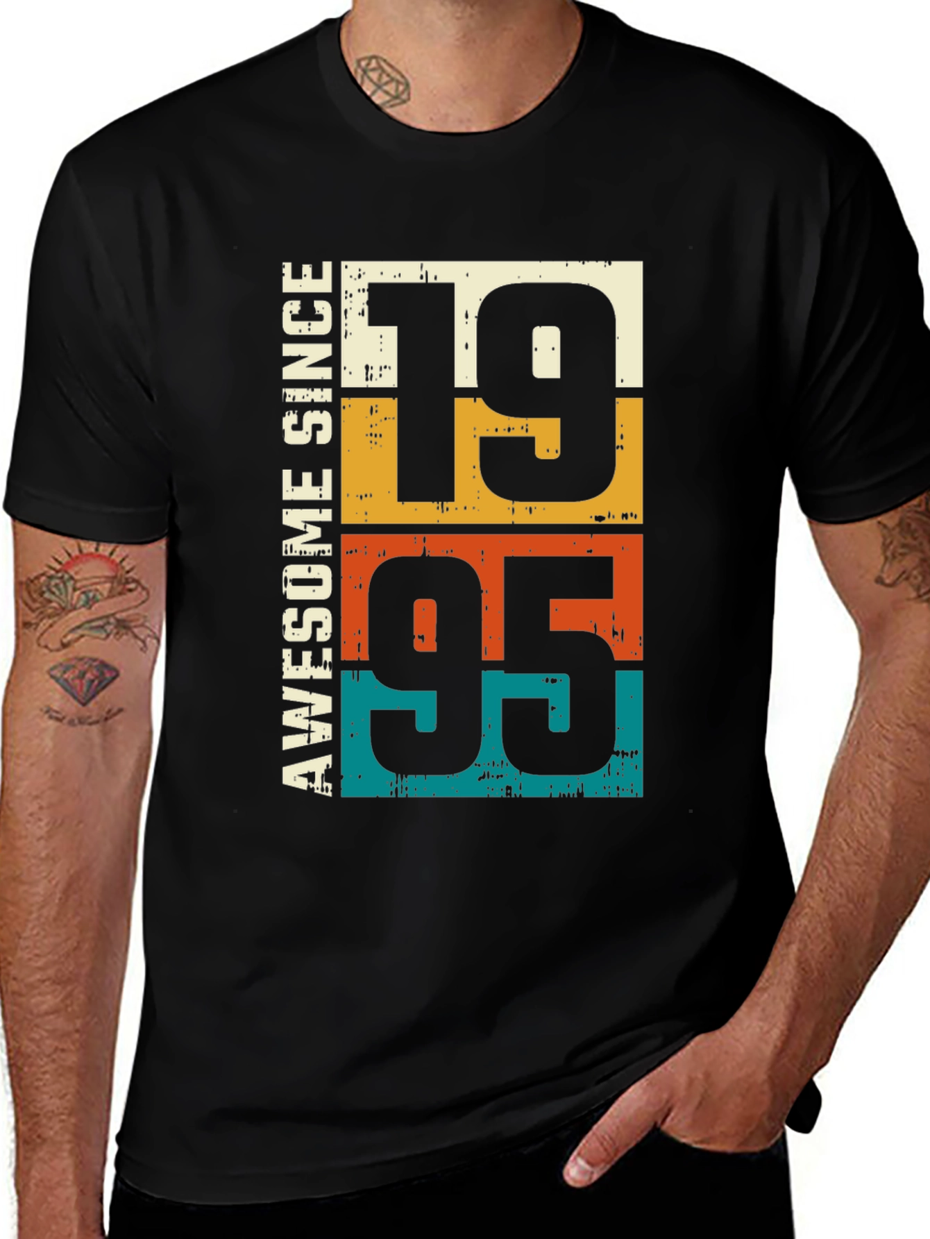 Awesome Since 1995 Retro Graphic T-Shirt
