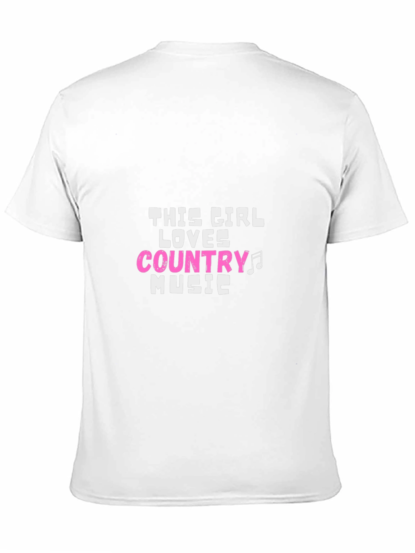 Country Music Lover T-Shirt - Black