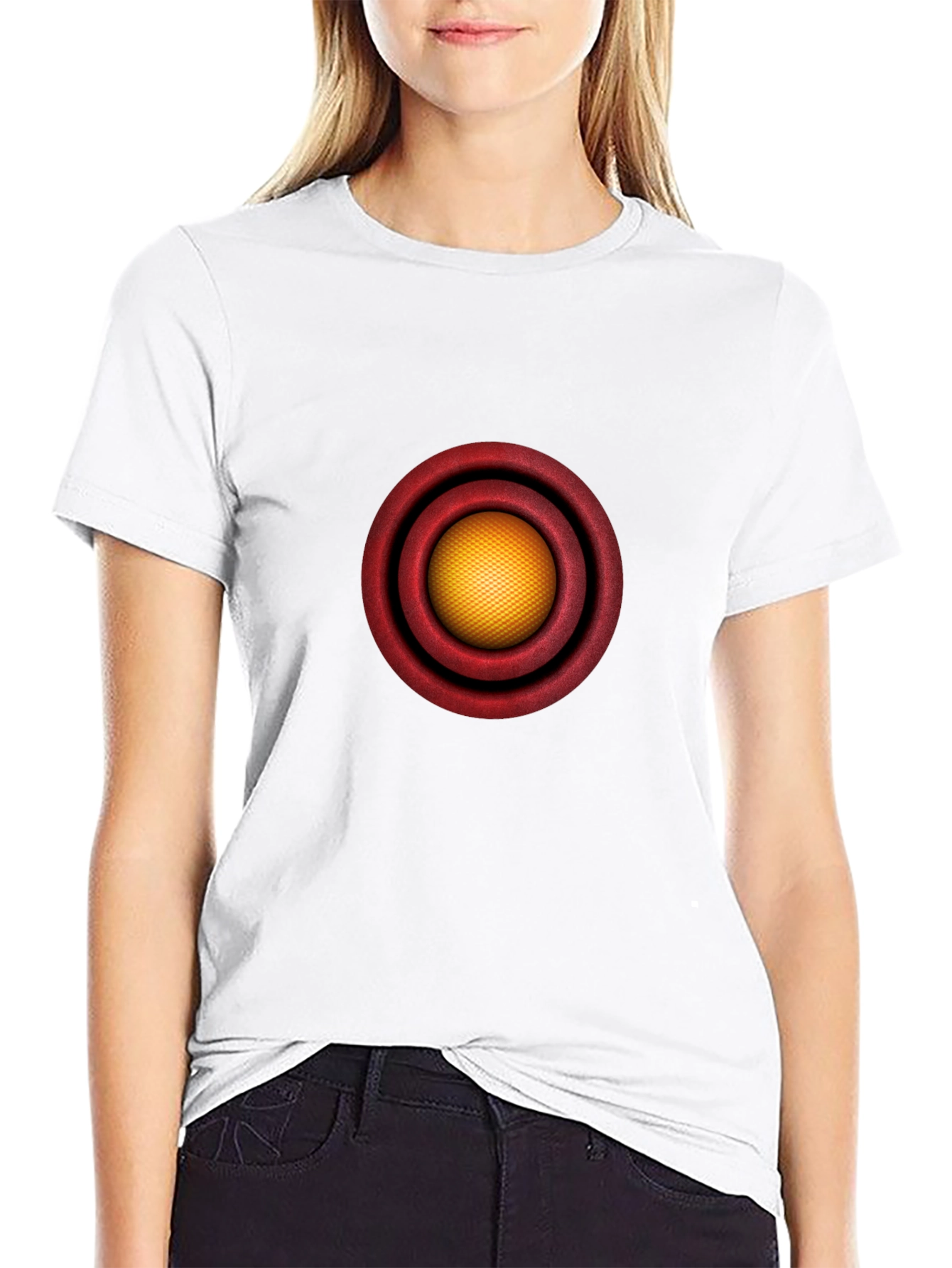 Geometric Target Graphic T-Shirt